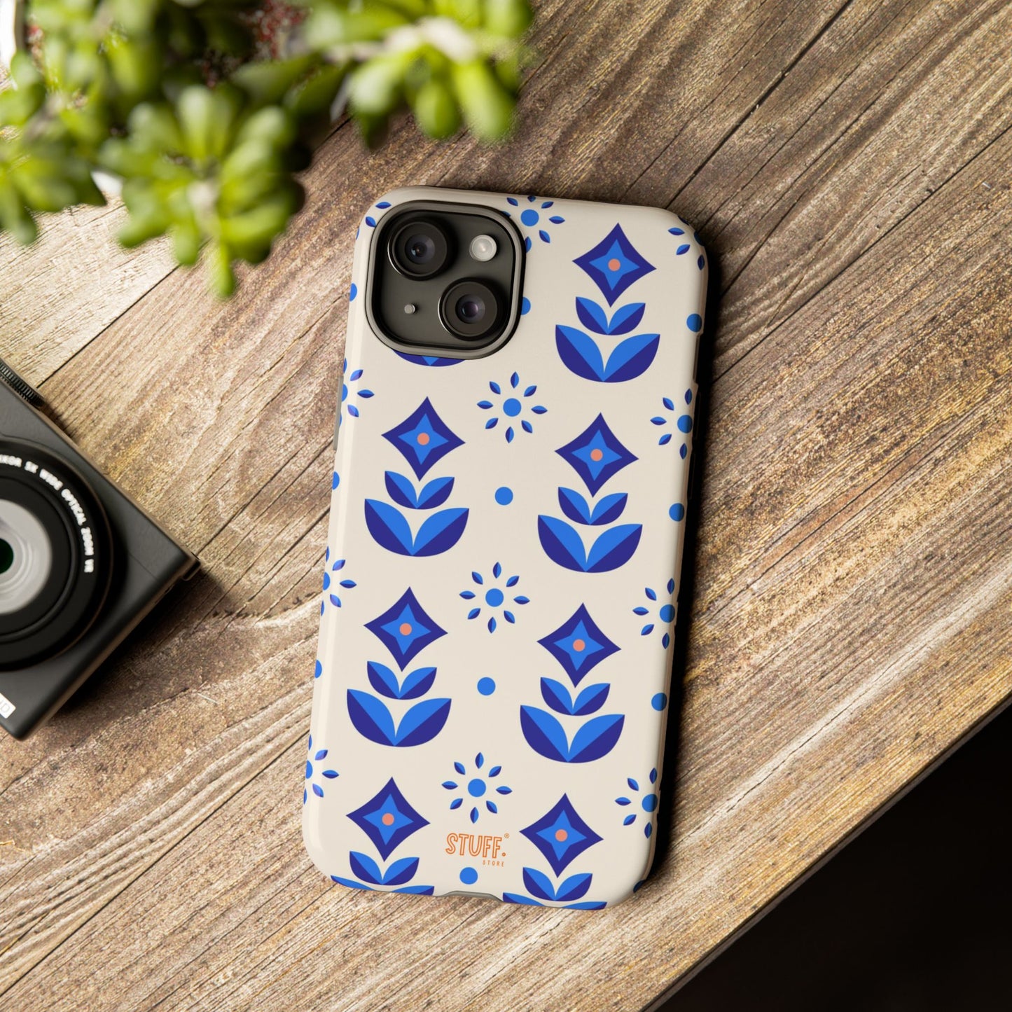 Floral Case | Coque résistante double protection avec Design Fleuri