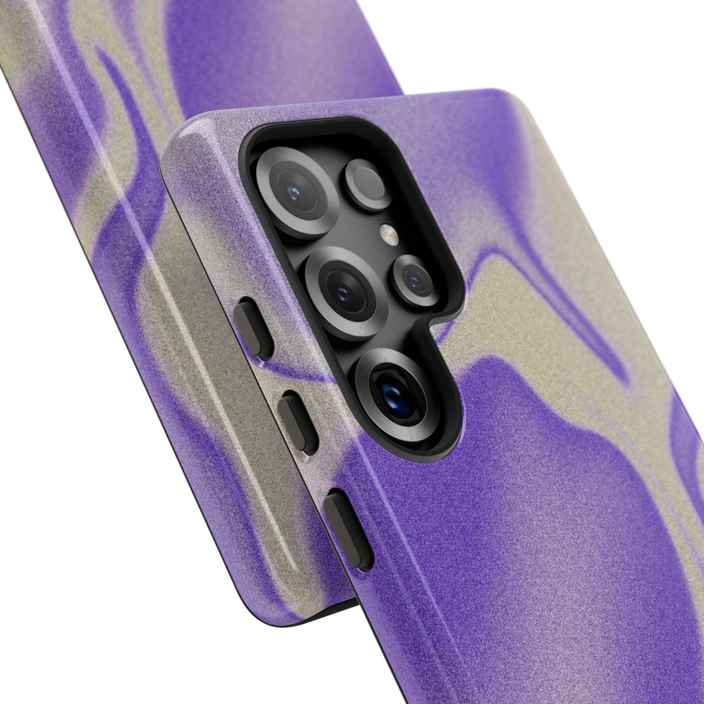 Swirly Case | Coque résistante double protection - Motif vague pourpre