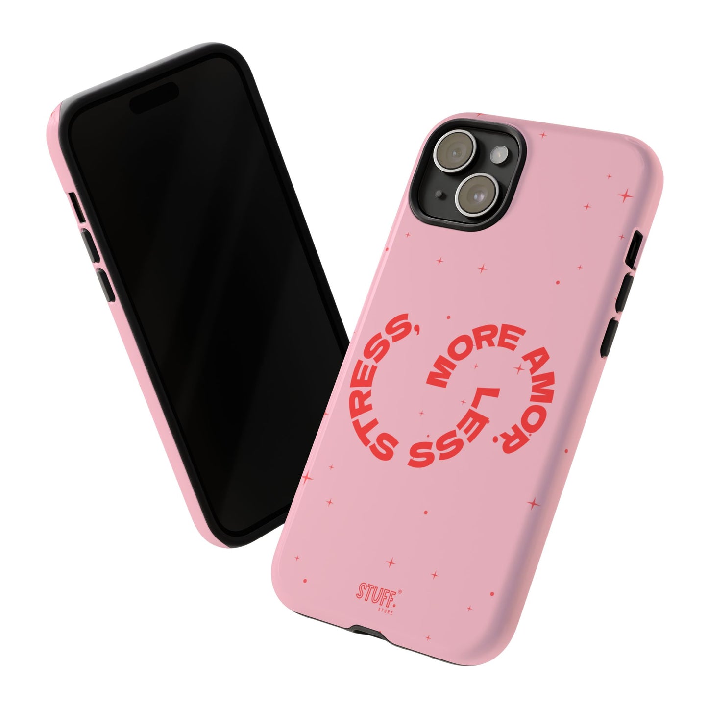 More Amor Case | Coque résistante double protection avec phrase Bienveillante