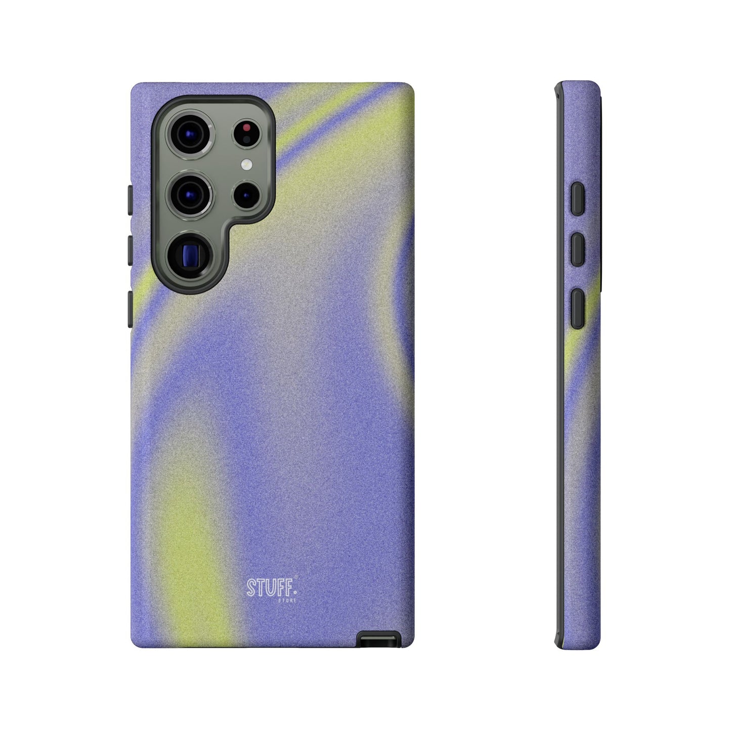 Vibrant Case | Coque résistante double protection anti-choc - Violet & Jaune