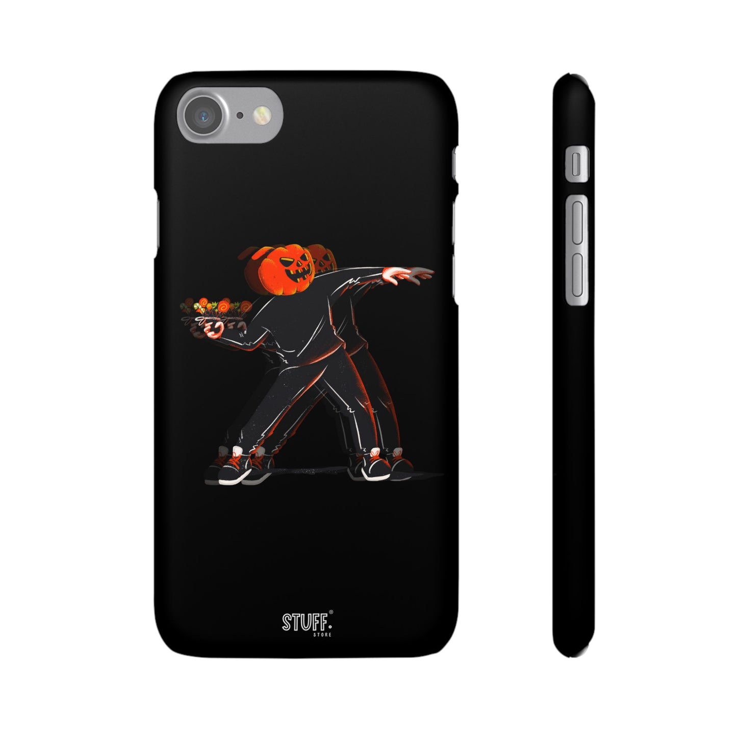 Pumpksy | Coque snap légère et résistante inspiration Banksy – Noir