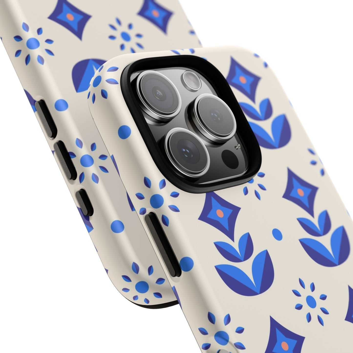 Floral Case | Coque résistante double protection avec Design Fleuri