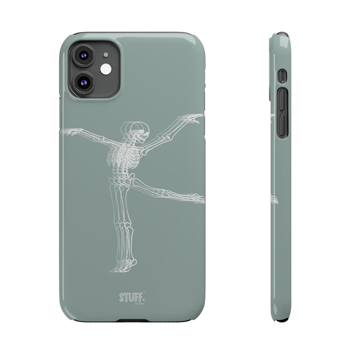 Bone-a-Rina | Coque slim durable et anti-chocs avec Design de Squelette Ballerine