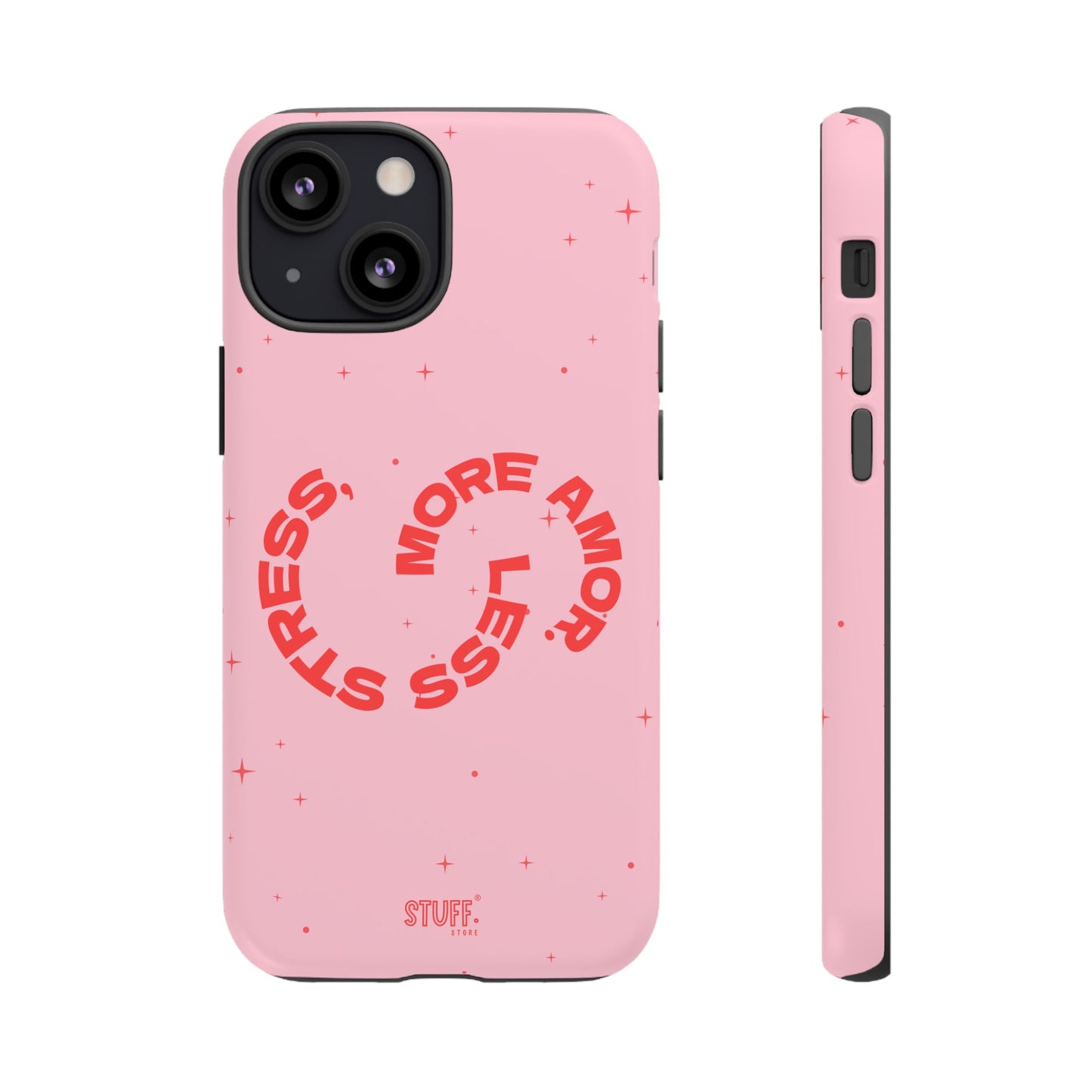More Amor Case | Coque résistante double protection avec phrase Bienveillante
