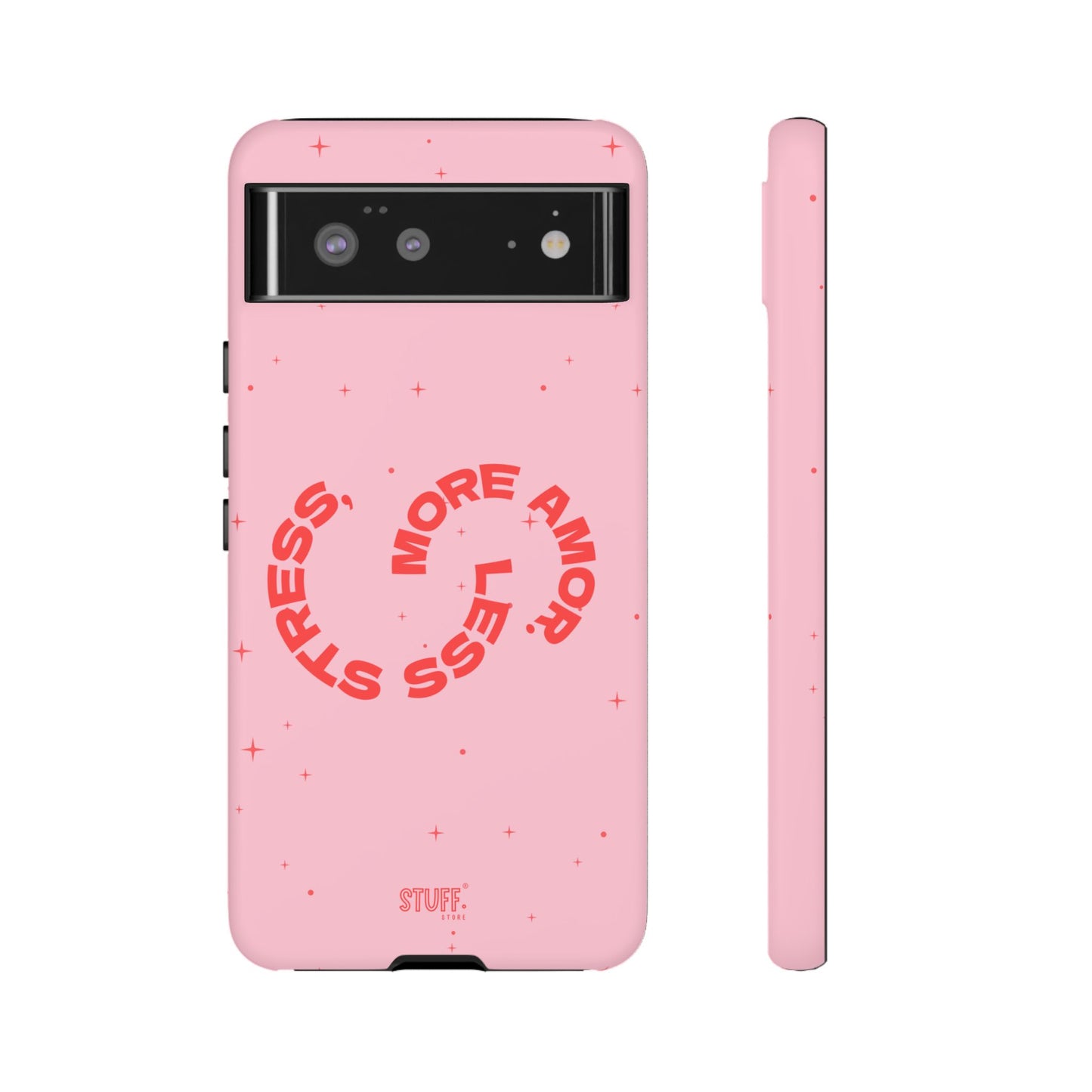 More Amor Case | Coque résistante double protection avec phrase Bienveillante