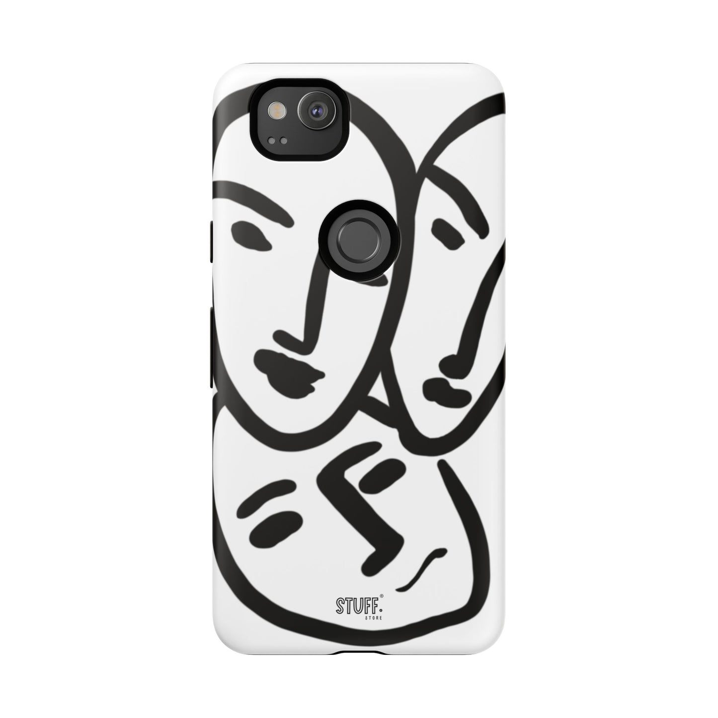 Les Trois Visages | Coque résistante double protection — inspiration Matisse