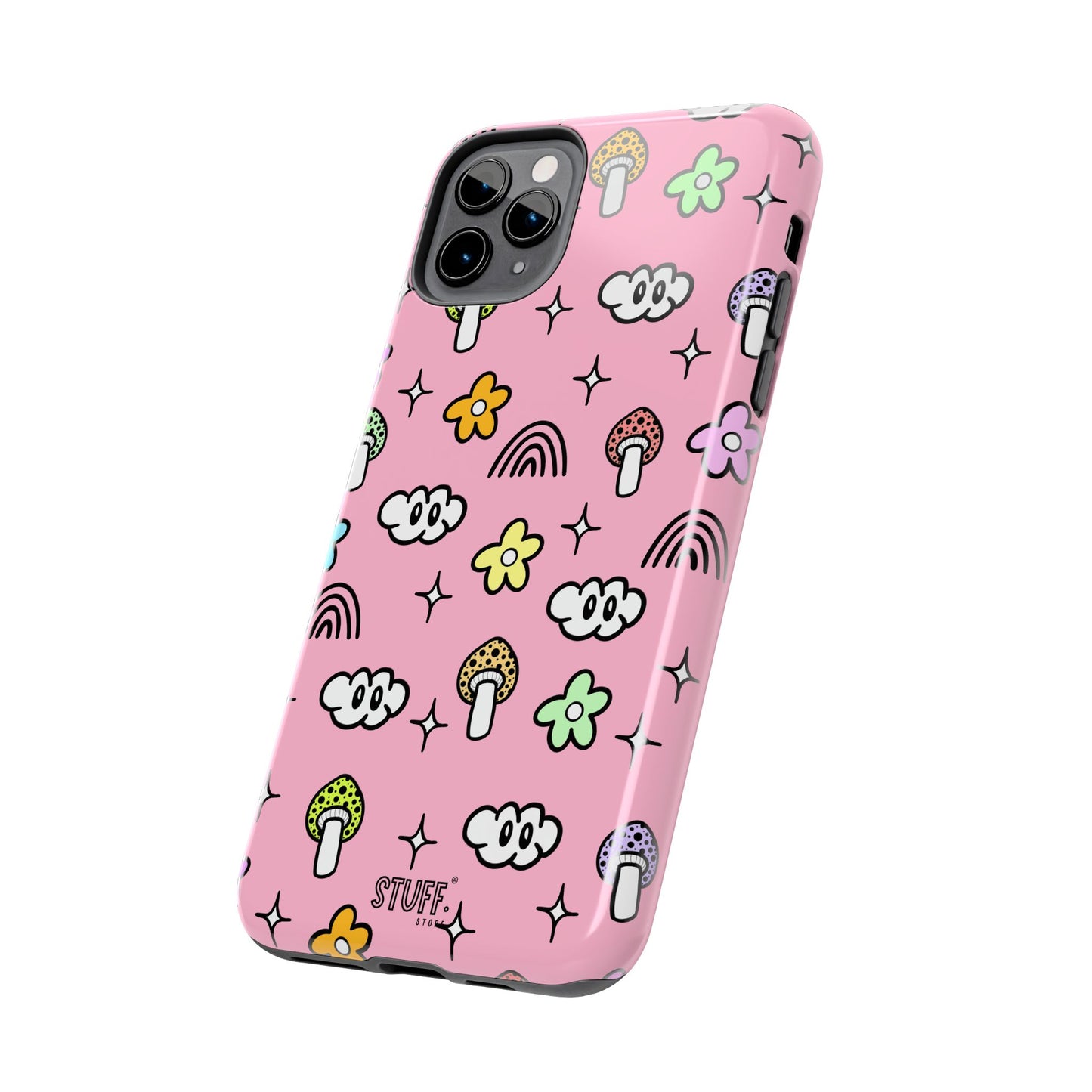 Pixie Case | Coque résistante double protection | Pixie Collection - Pink Matte Effect