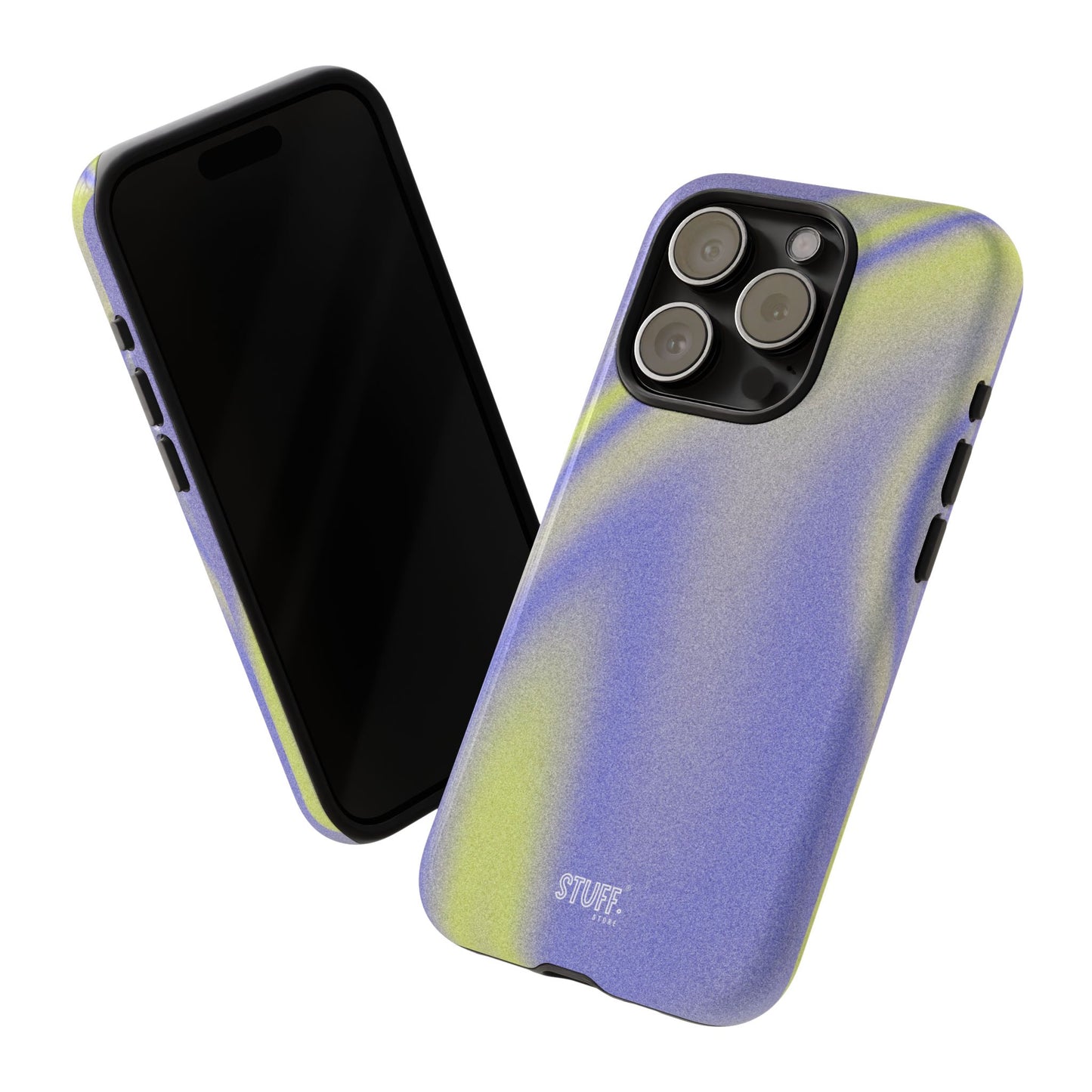 Vibrant Case | Coque résistante double protection anti-choc - Violet & Jaune