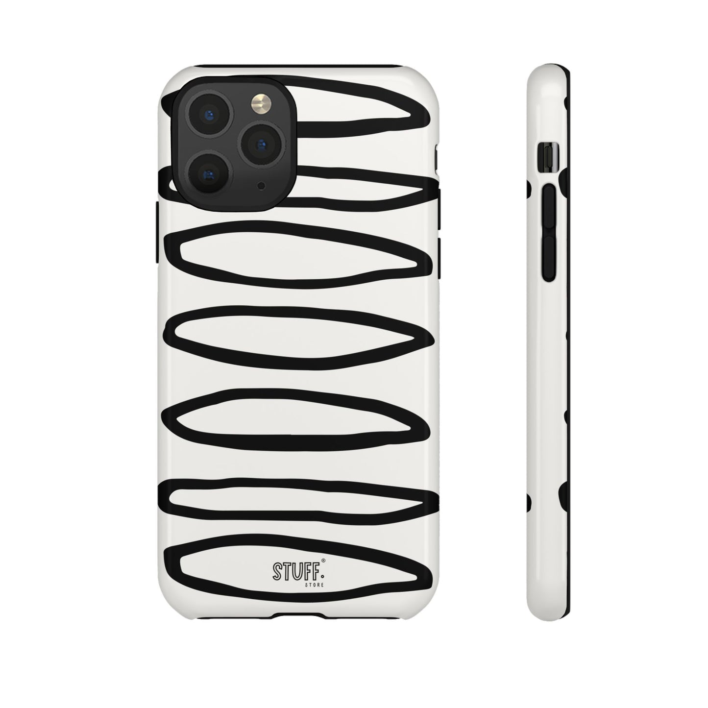 Loopy Case | Coque résistante double protection - Motif cercles abstraits