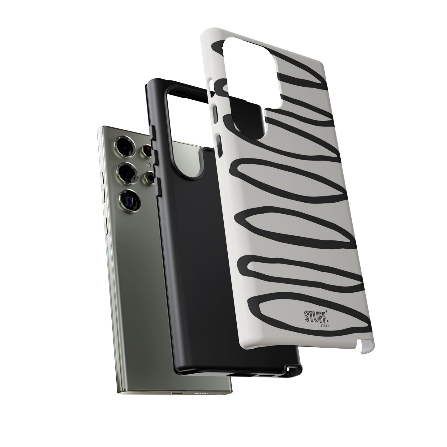 Loopy Case | Coque résistante double protection - Motif cercles abstraits