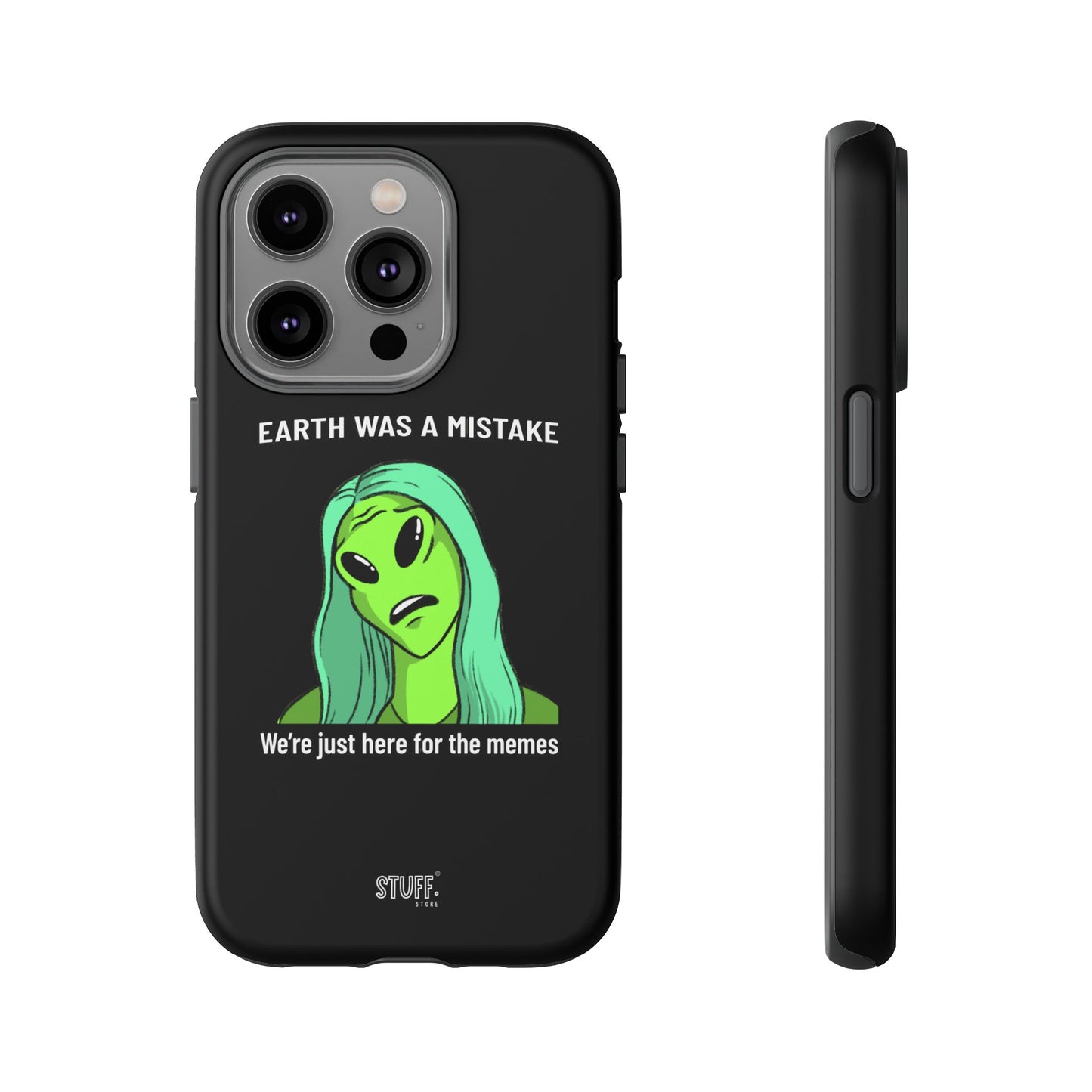 Meme Liking Alien Case | Coque résistante double protection pour les amateurs de Pop Culture