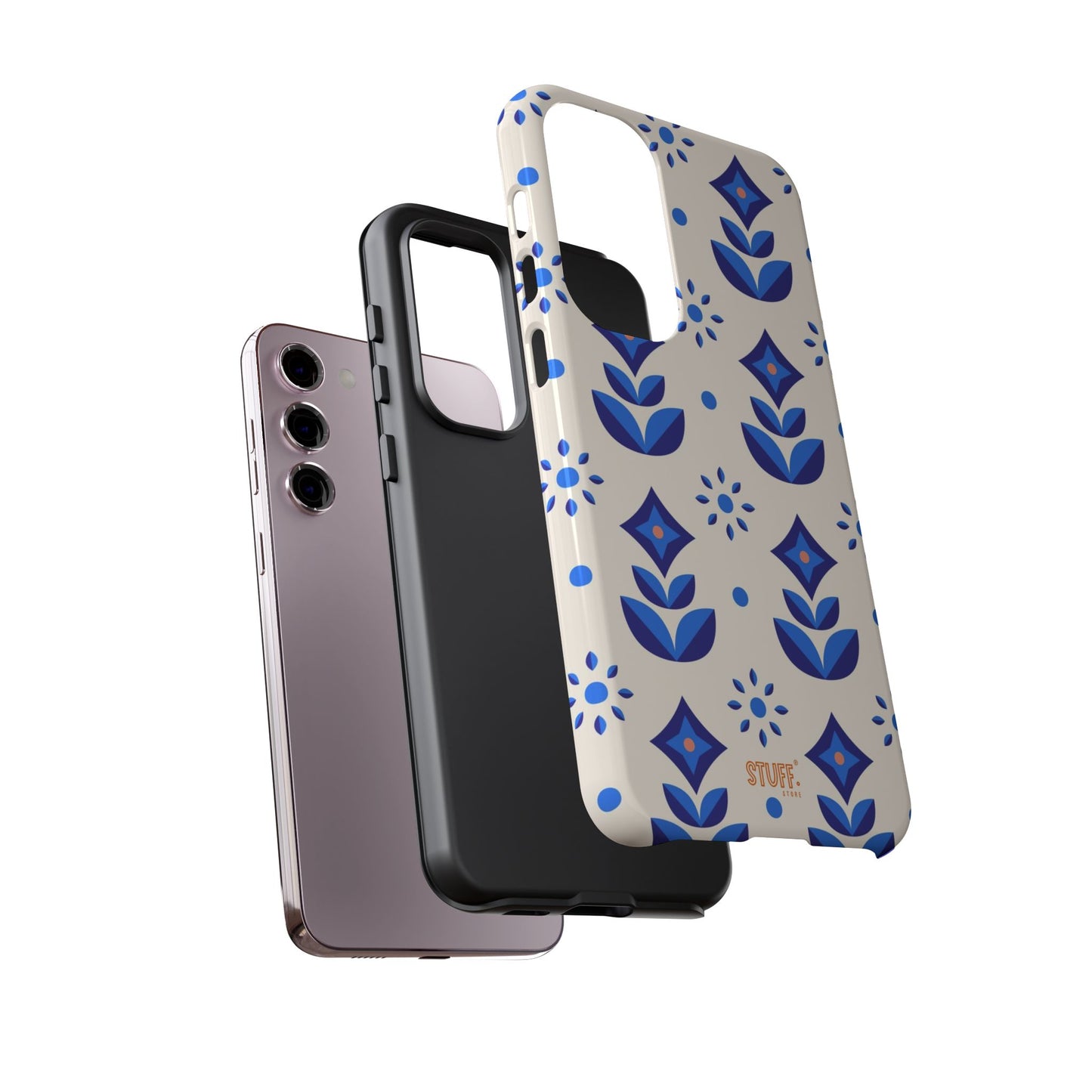 Floral Case | Coque résistante double protection avec Design Fleuri