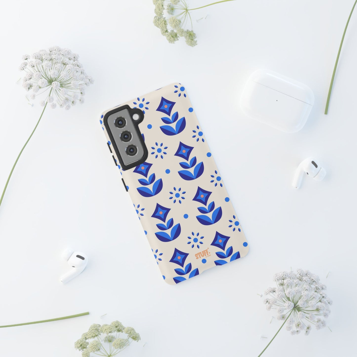Floral Case | Coque résistante double protection avec Design Fleuri