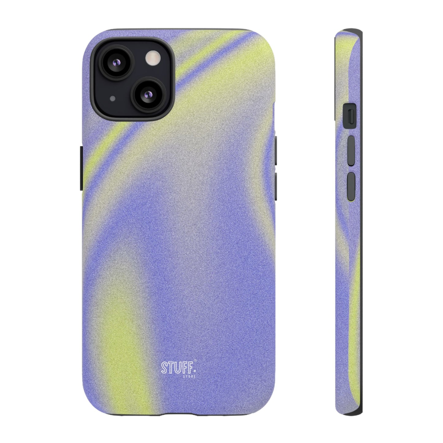Vibrant Case | Coque résistante double protection anti-choc - Violet & Jaune