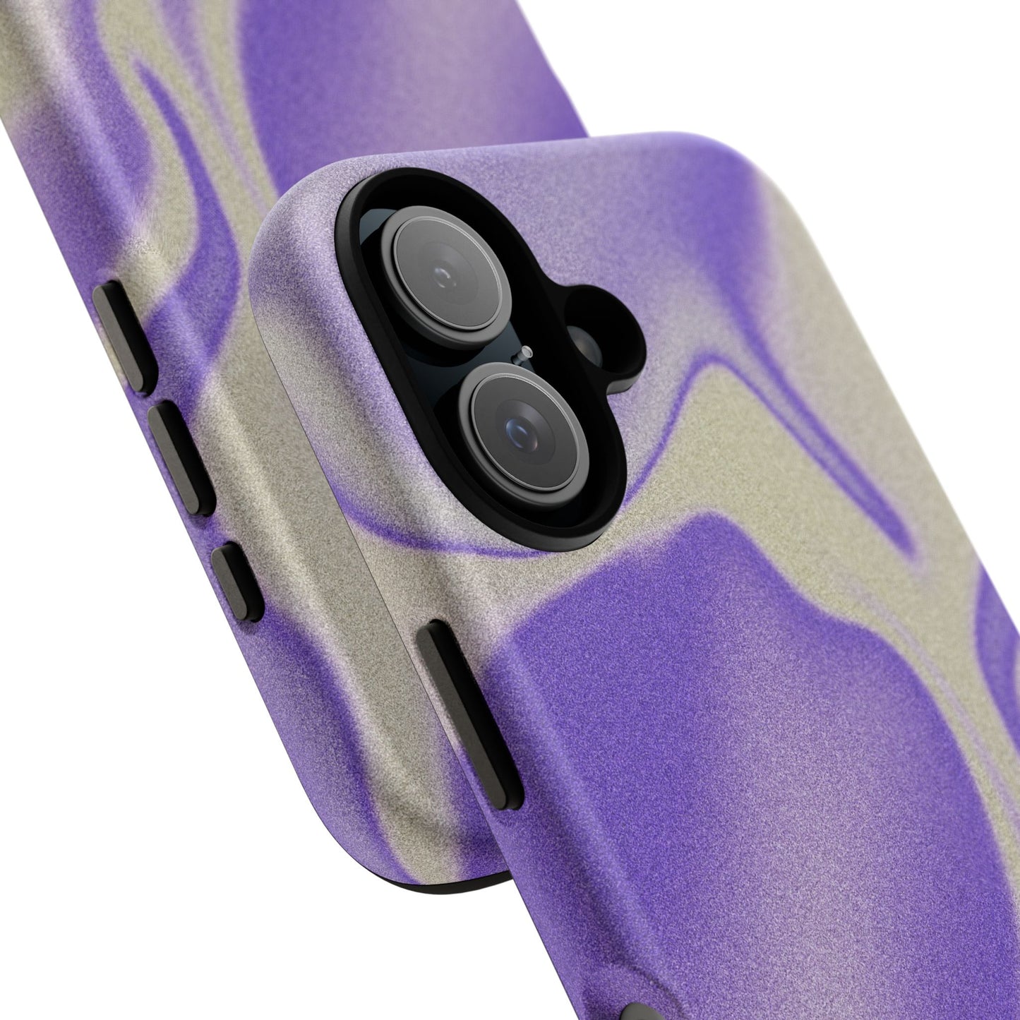 Swirly Case | Coque résistante double protection - Motif vague pourpre