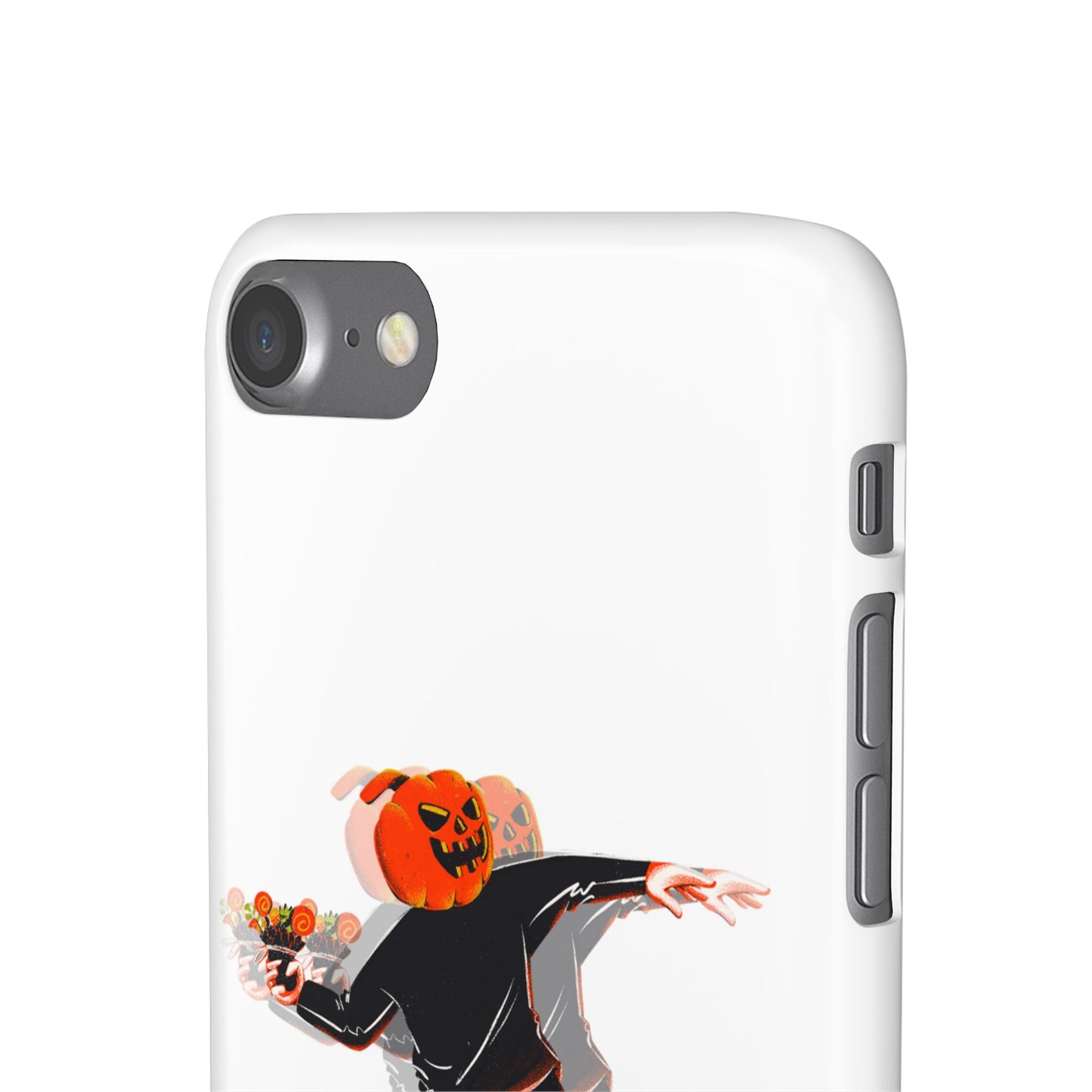 Pumpksy | Coque snap légère et résistante inspiration Banksy – Blanc