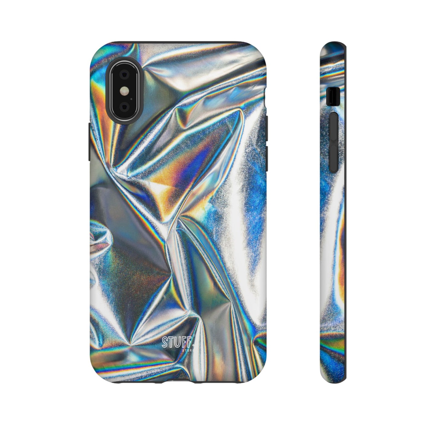 Metallic Case | Coque résistante double protection anti-choc - Effet Métallique