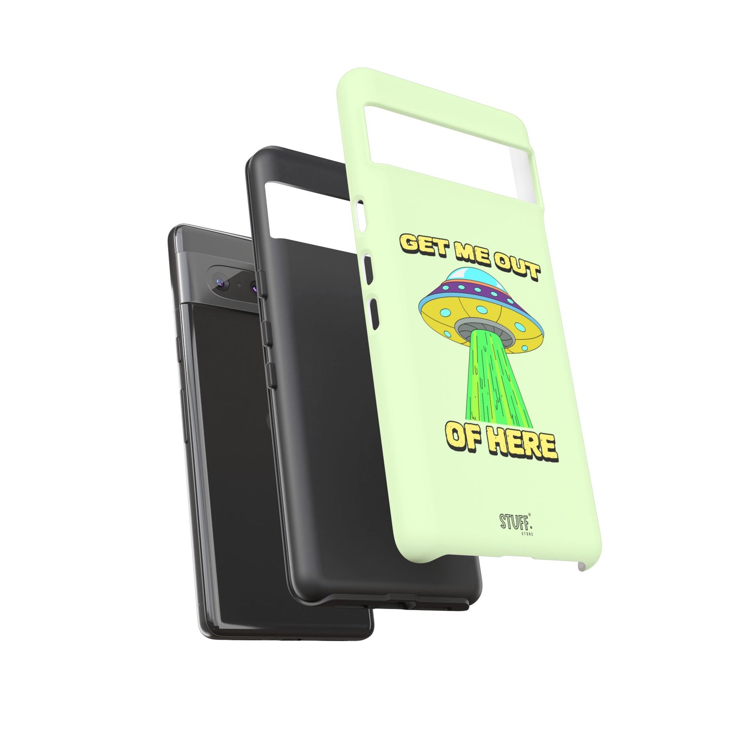 Get Me Out of Here | Coque résistante anti-choc — Vert Menthe