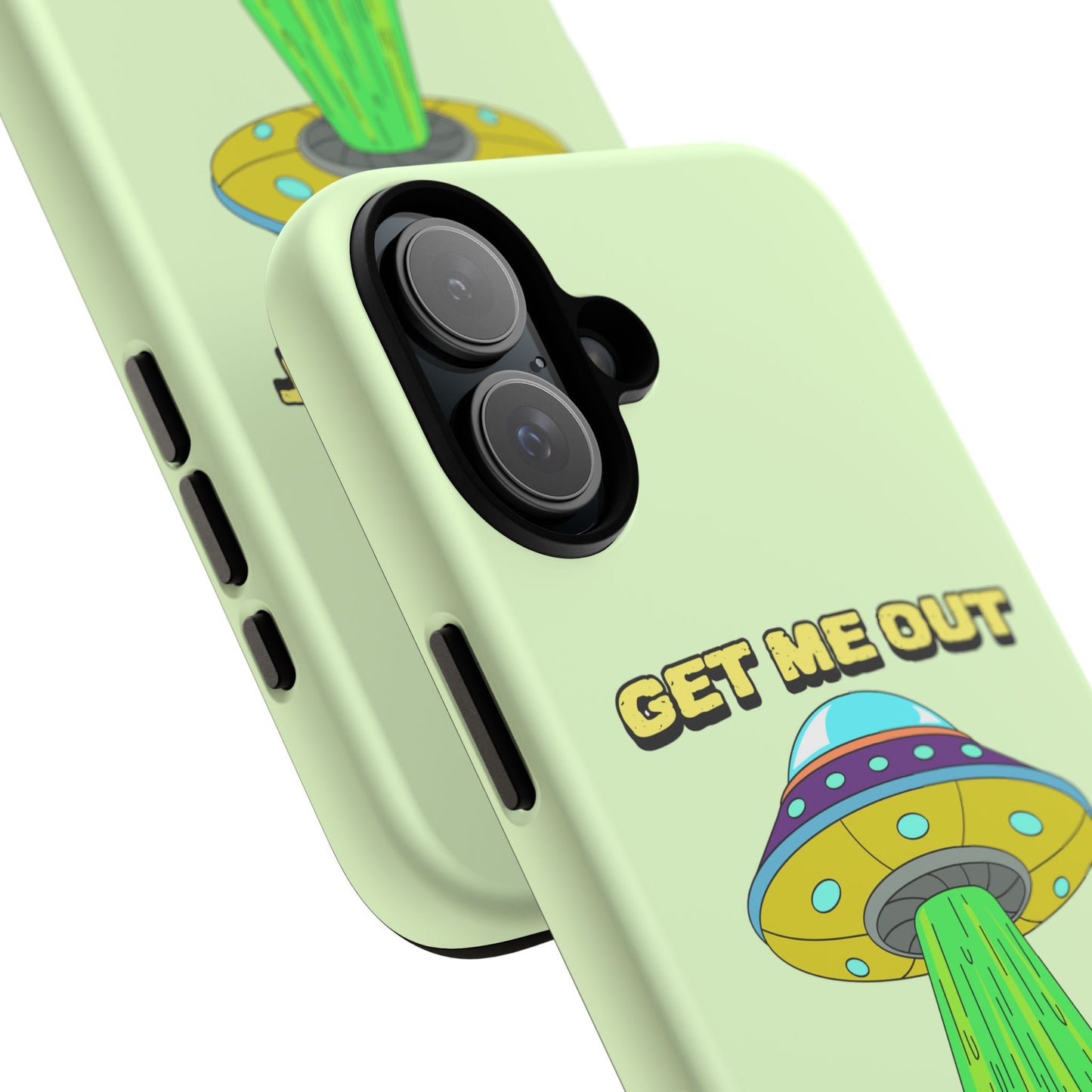 Get Me Out of Here | Coque résistante anti-choc — Vert Menthe