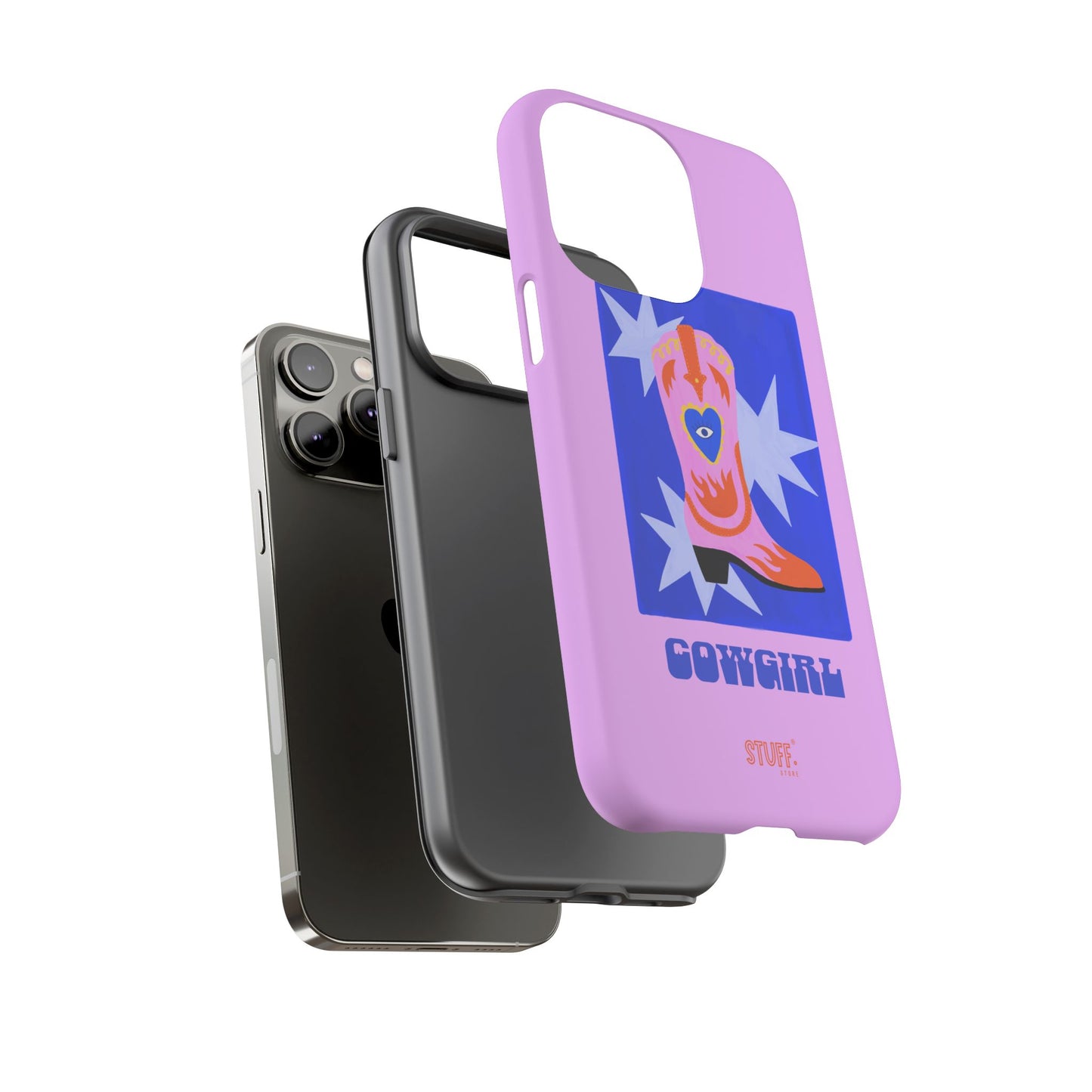 Cowgirl Case | Cose résistante double protection avec Design Western