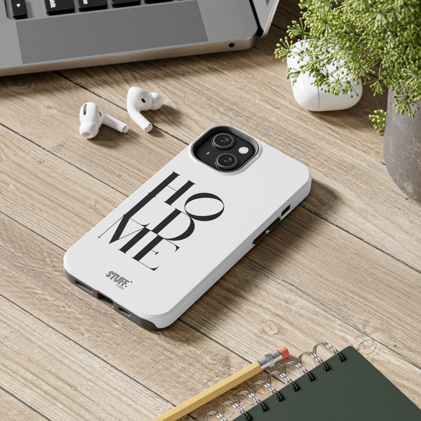 Hold Me | Coque résistante et durable avec Design épuré Monochrome