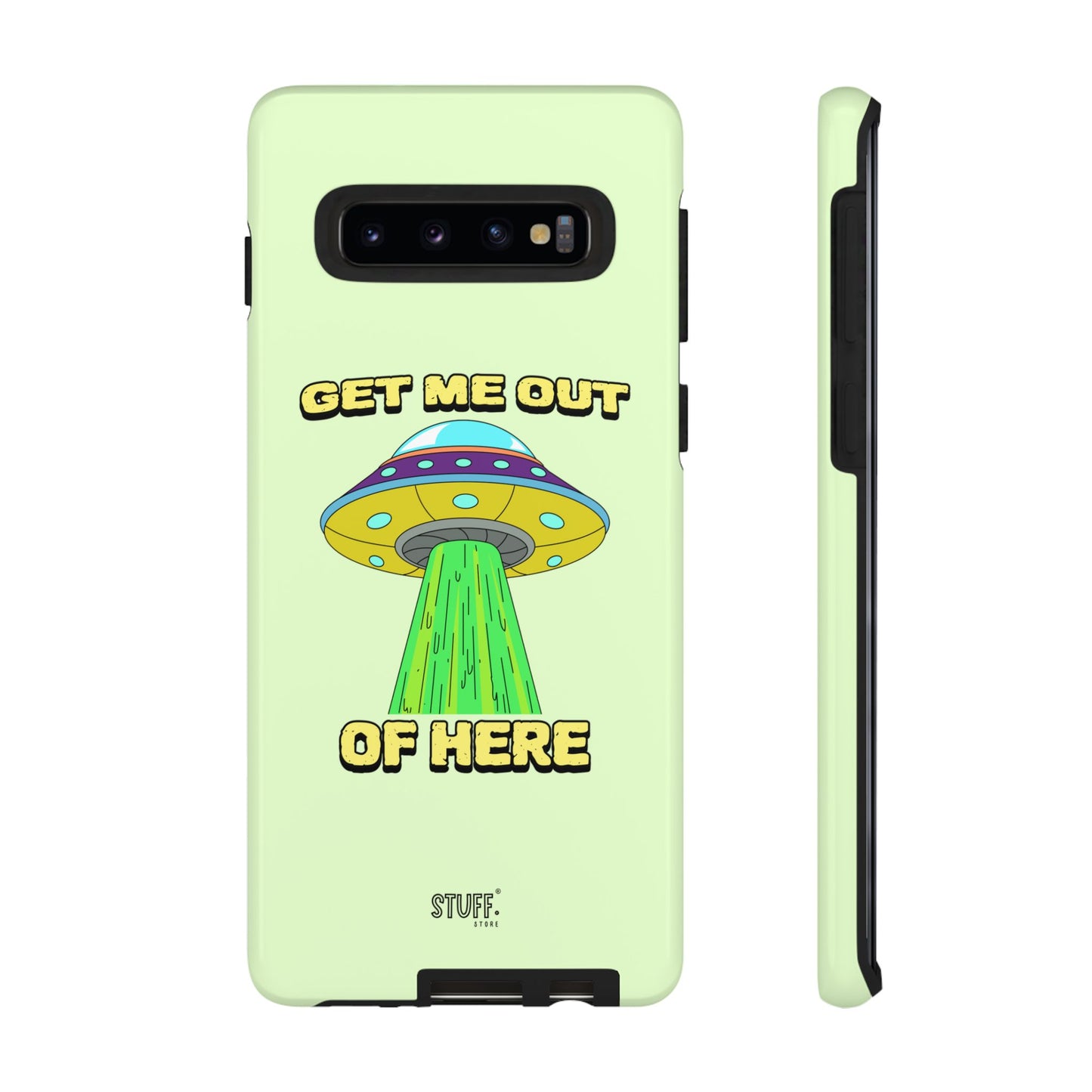 Get Me Out of Here | Coque résistante anti-choc — Vert Menthe