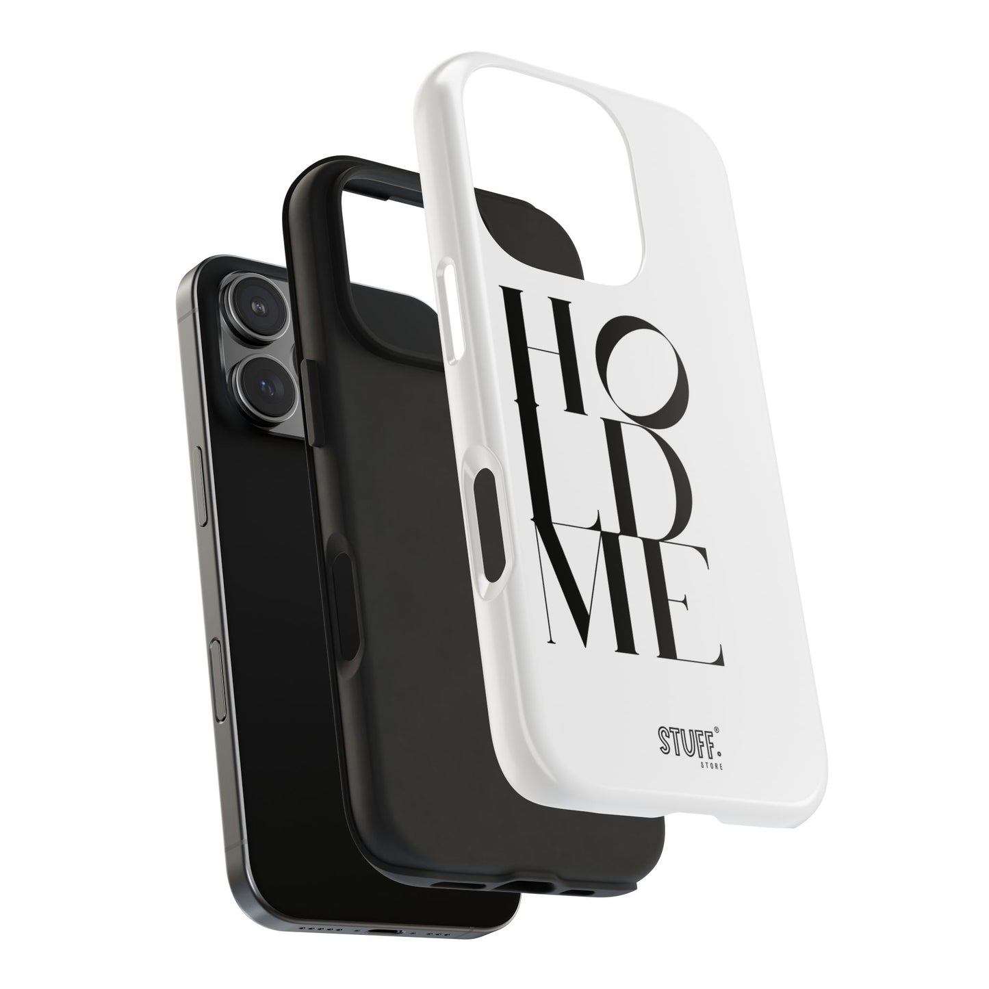 Hold Me | Coque résistante et durable avec Design épuré Monochrome