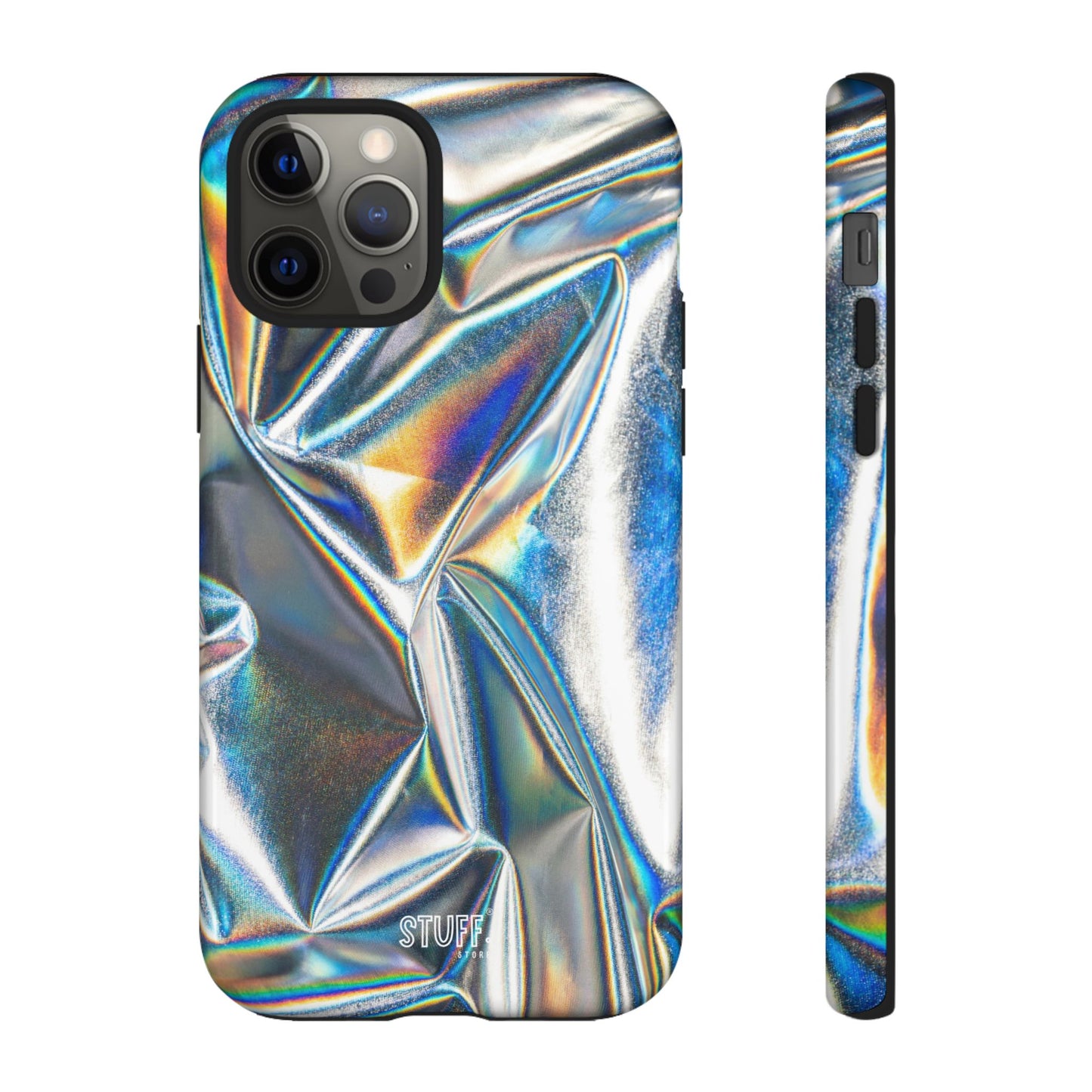 Metallic Case | Coque résistante double protection anti-choc - Effet Métallique