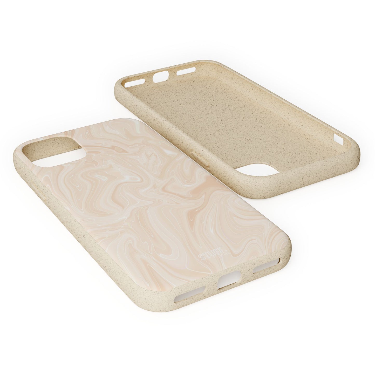 Liquid Marble Case | Coque Eco-Friendly en Bambou et Bioplastique Effet Marbré - Disponible avec Emballage Cadeau