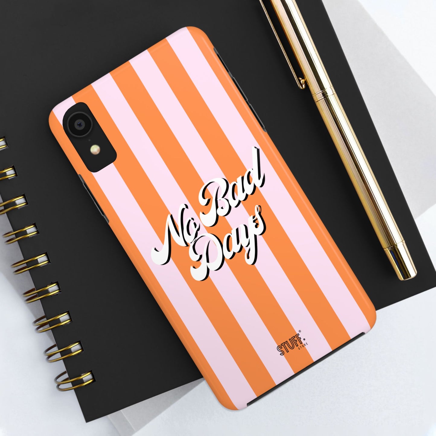 No Bad Days Case | Coque résistante double protection avec phrase positive