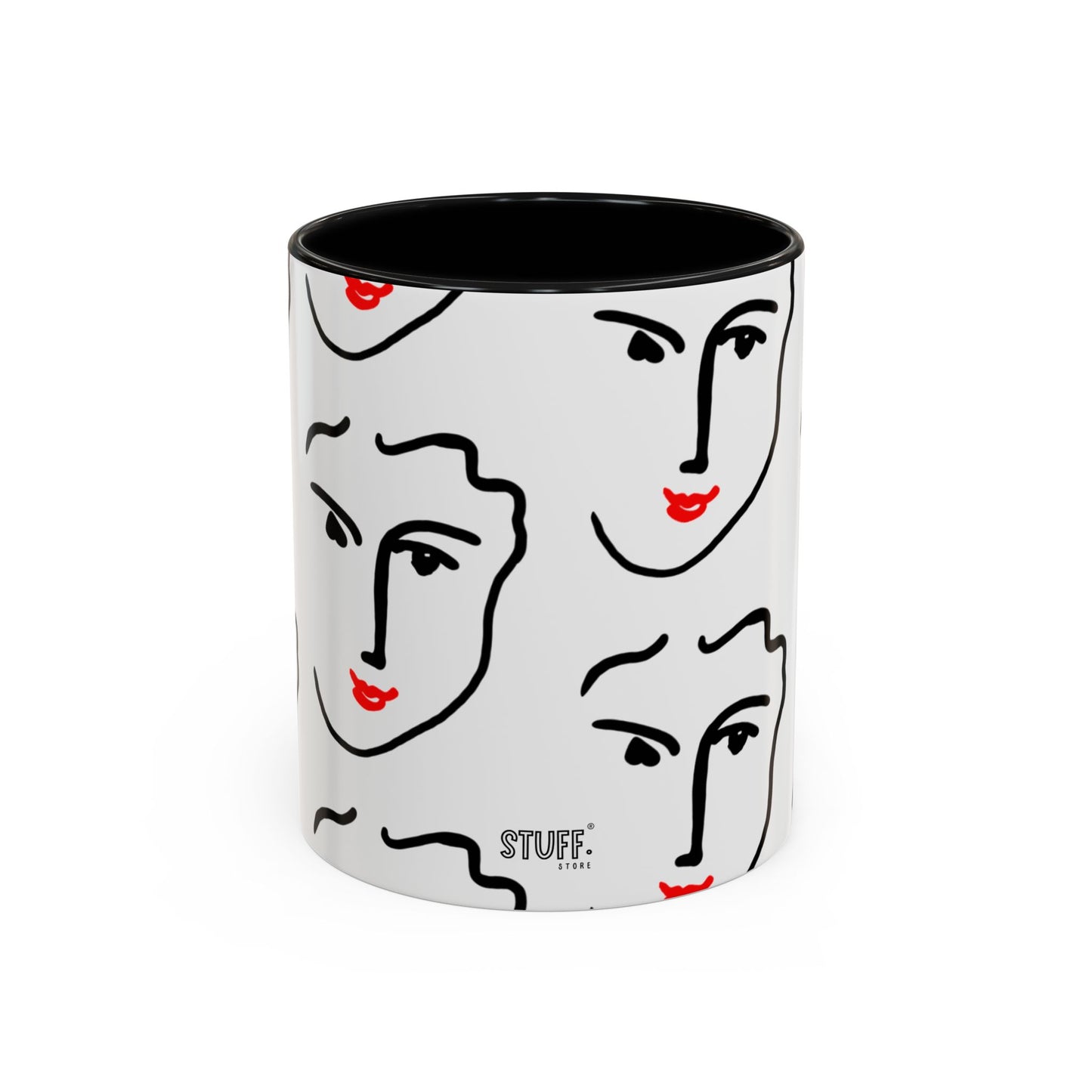 Nadia Cup | Matisse-inspired two-tone mug - 330ml