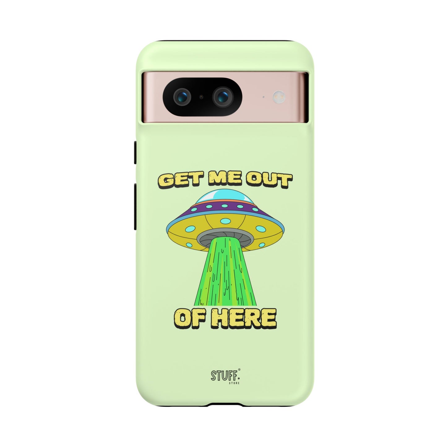 Get Me Out of Here | Coque résistante anti-choc — Vert Menthe