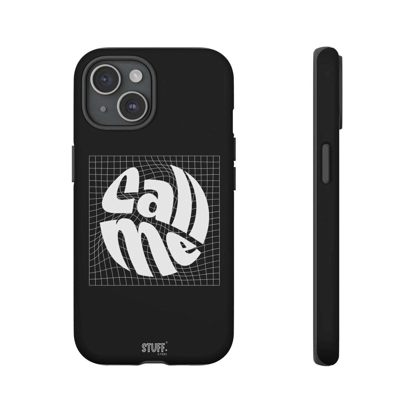 Call Me Case | Coque résistante double protection - Noir Effet Mat