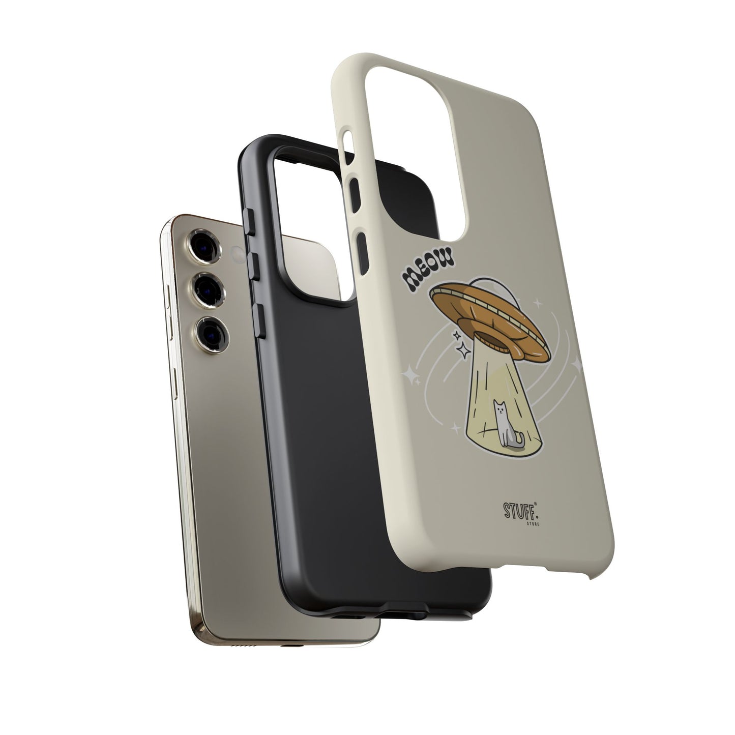 UFO Case | Coque résistante double protection avec Design OVNI fun