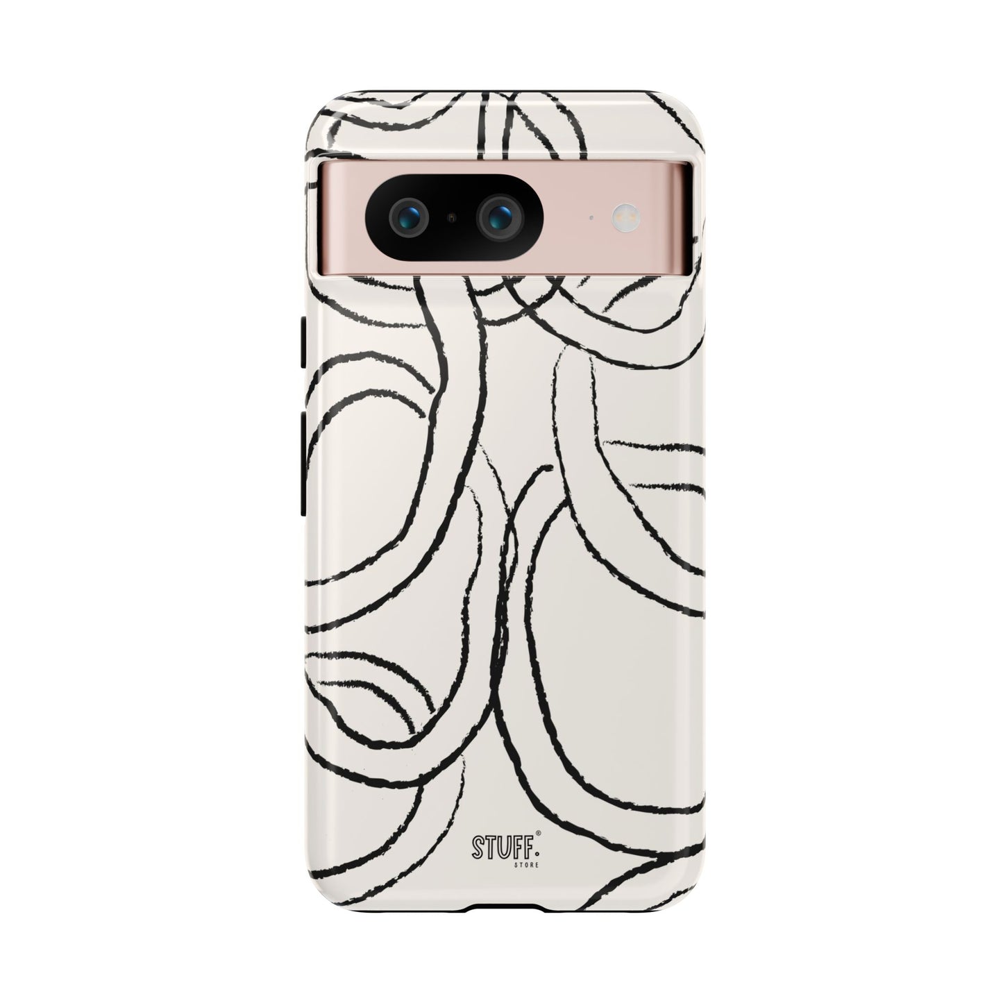 Doodly Case | Coque résistante double protection avec Design Gribouillis Minimaliste