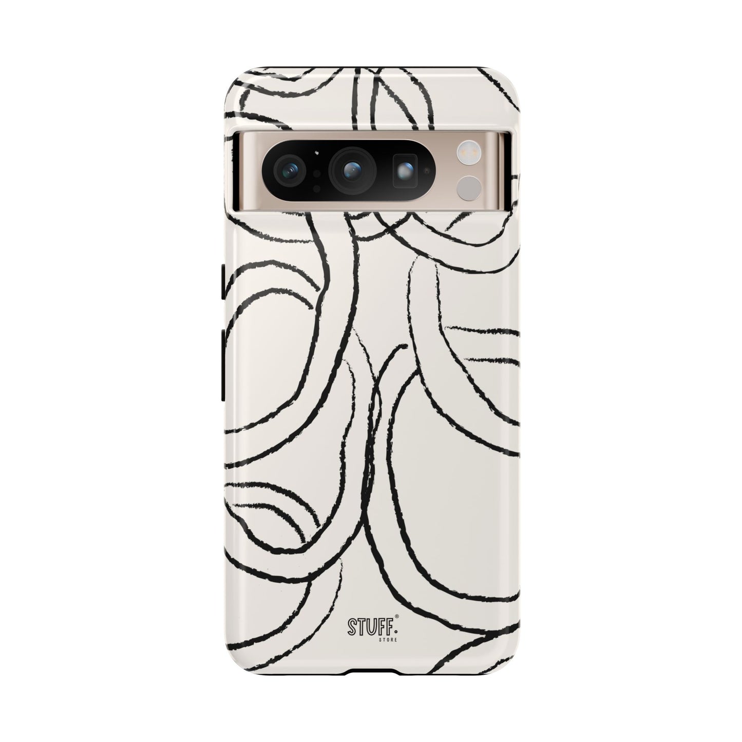 Doodly Case | Coque résistante double protection avec Design Gribouillis Minimaliste