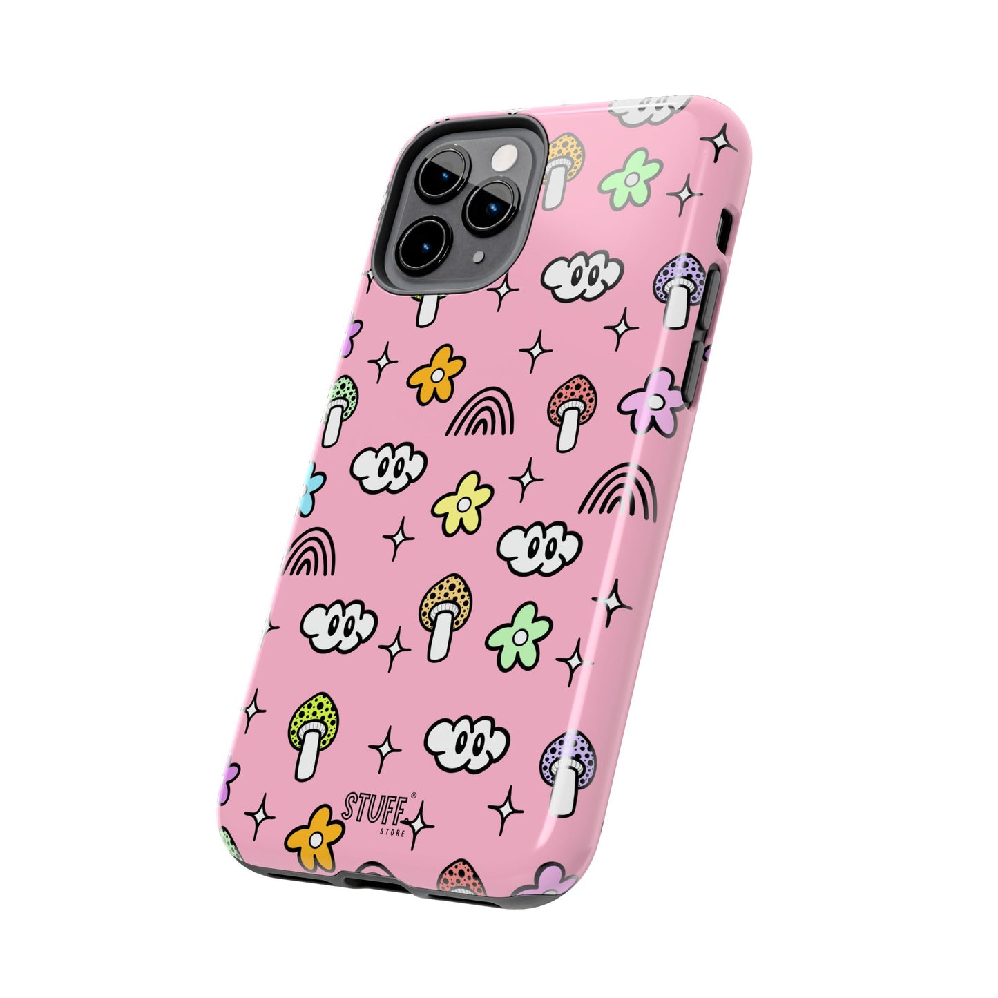 Pixie Case | Coque résistante double protection | Pixie Collection - Pink Matte Effect