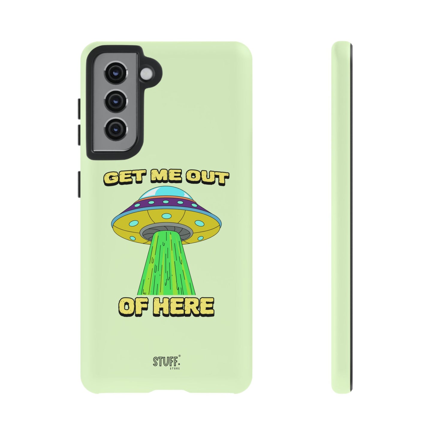 Get Me Out of Here | Coque résistante anti-choc — Vert Menthe