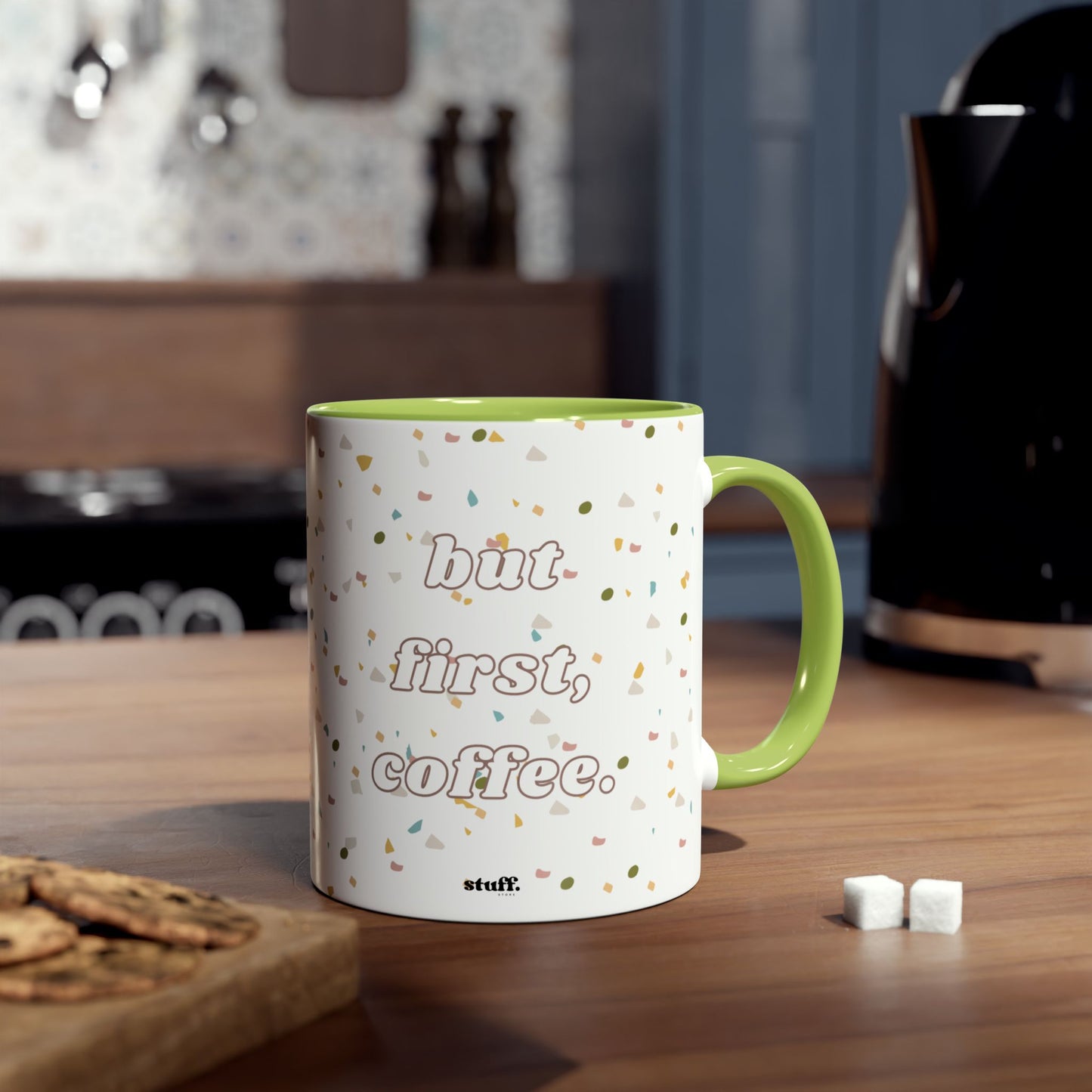 but first, coffee two-tone coffee mug