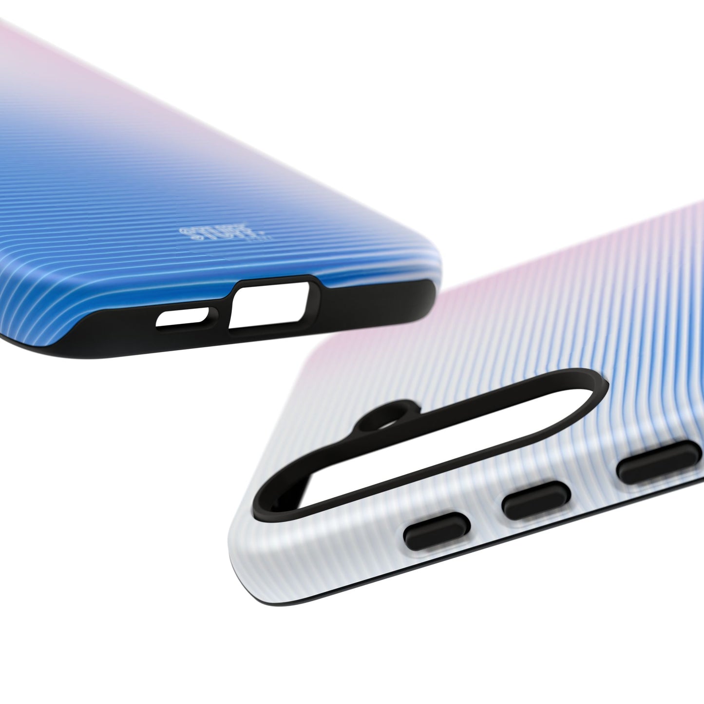 Gradient Case | Coque résistante double protection anti-choc - Dégradé Bleu & Rose