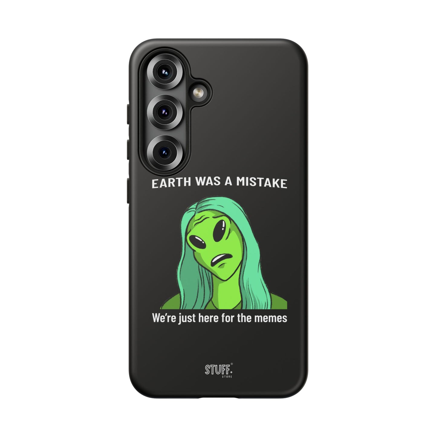 Meme Liking Alien Case | Coque résistante double protection pour les amateurs de Pop Culture