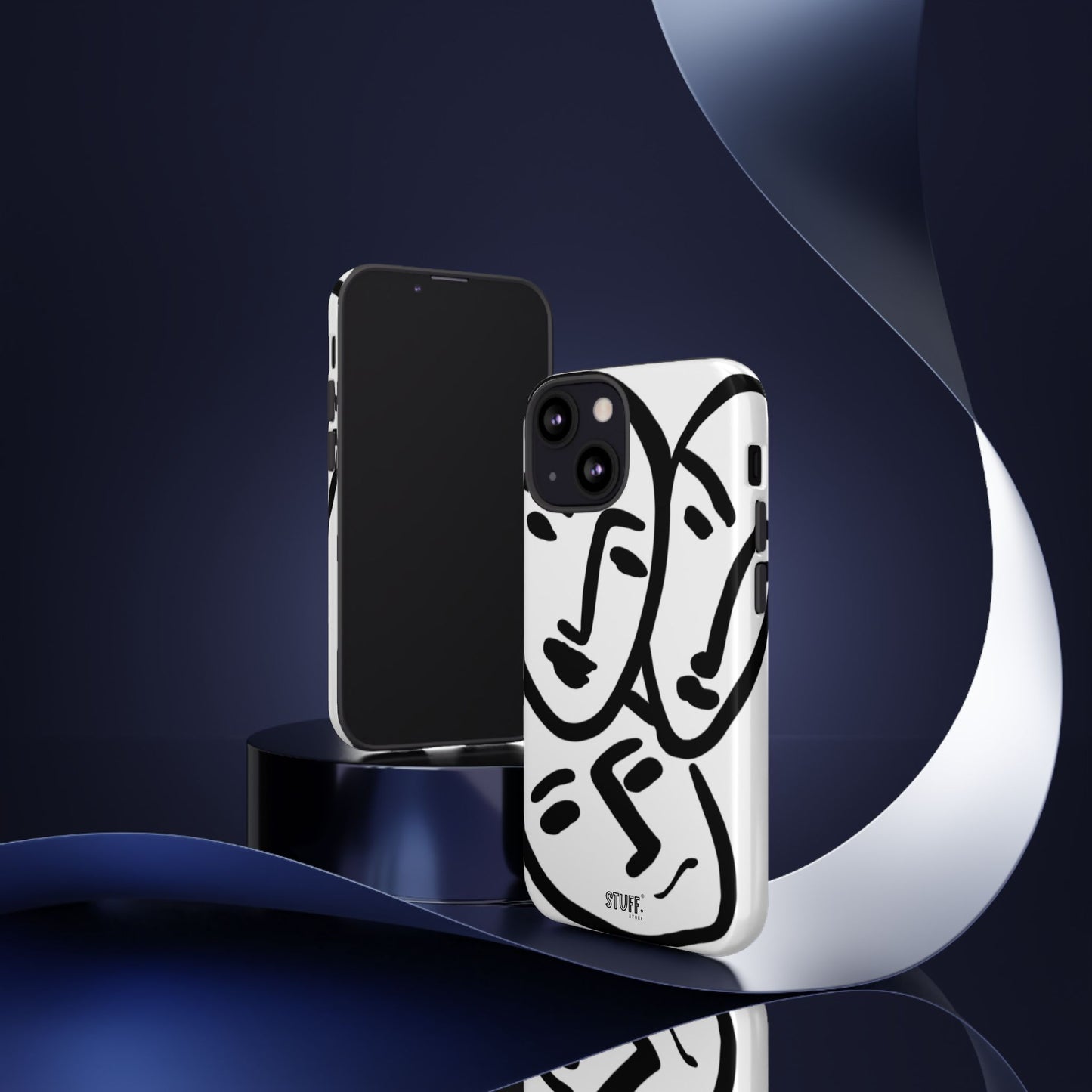 Les Trois Visages | Coque résistante double protection — inspiration Matisse