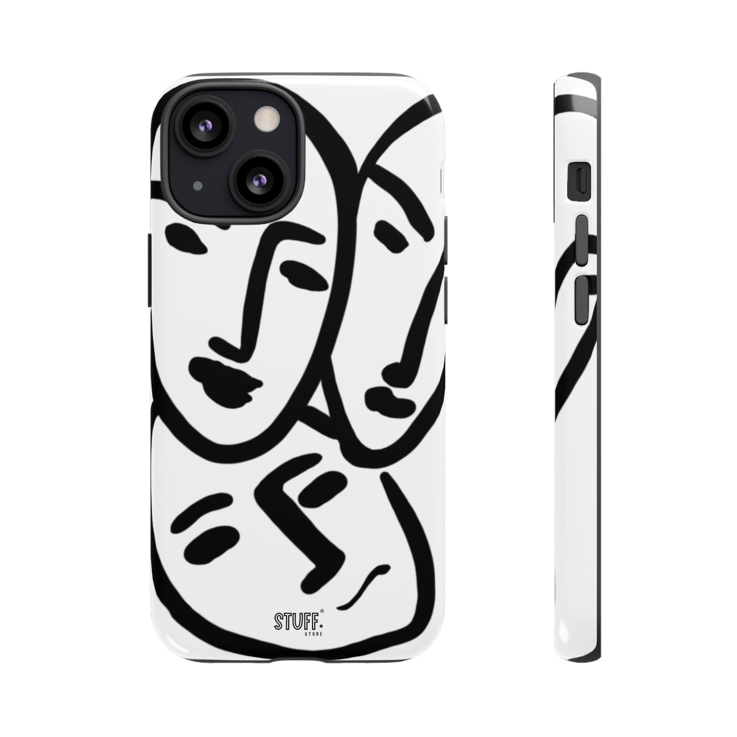 Les Trois Visages | Coque résistante double protection — inspiration Matisse