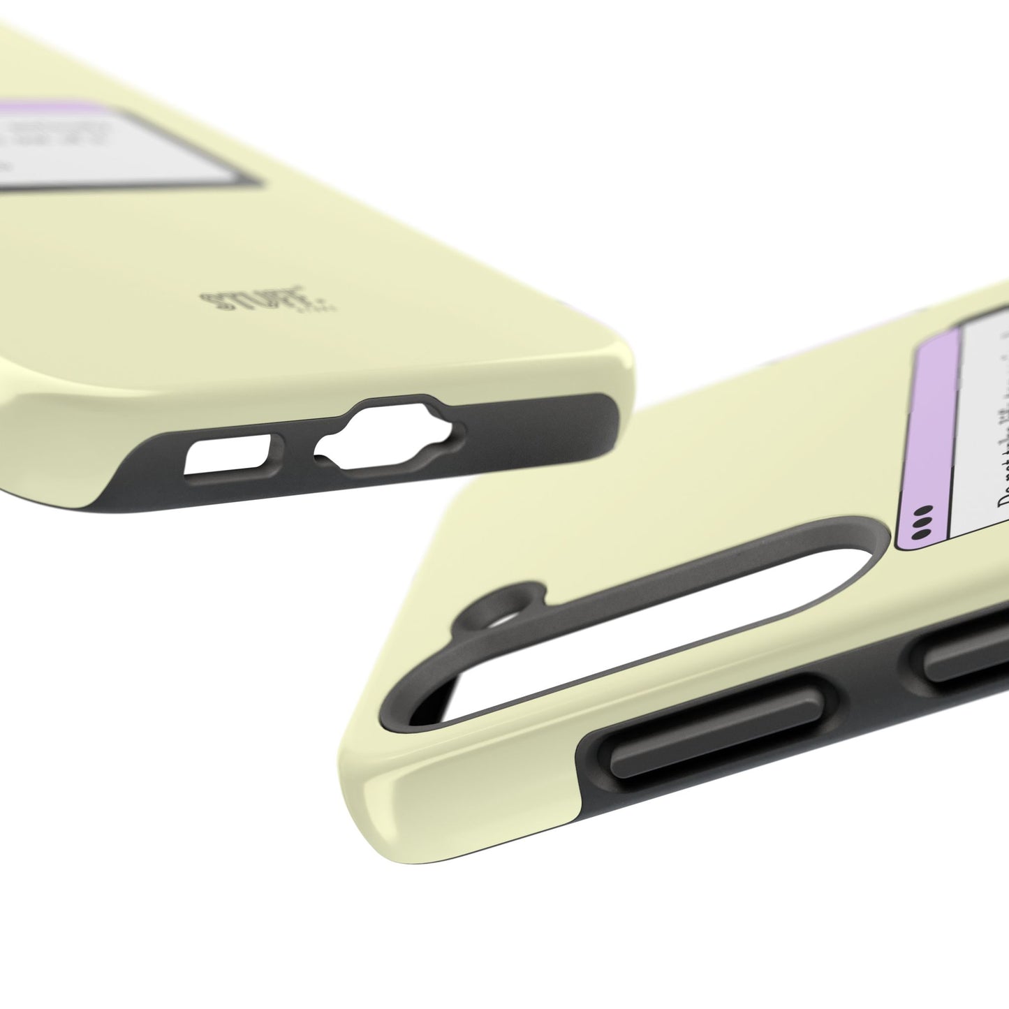 Window Case | Coque résistante à double protection avec citation – Design minimal & message puissant