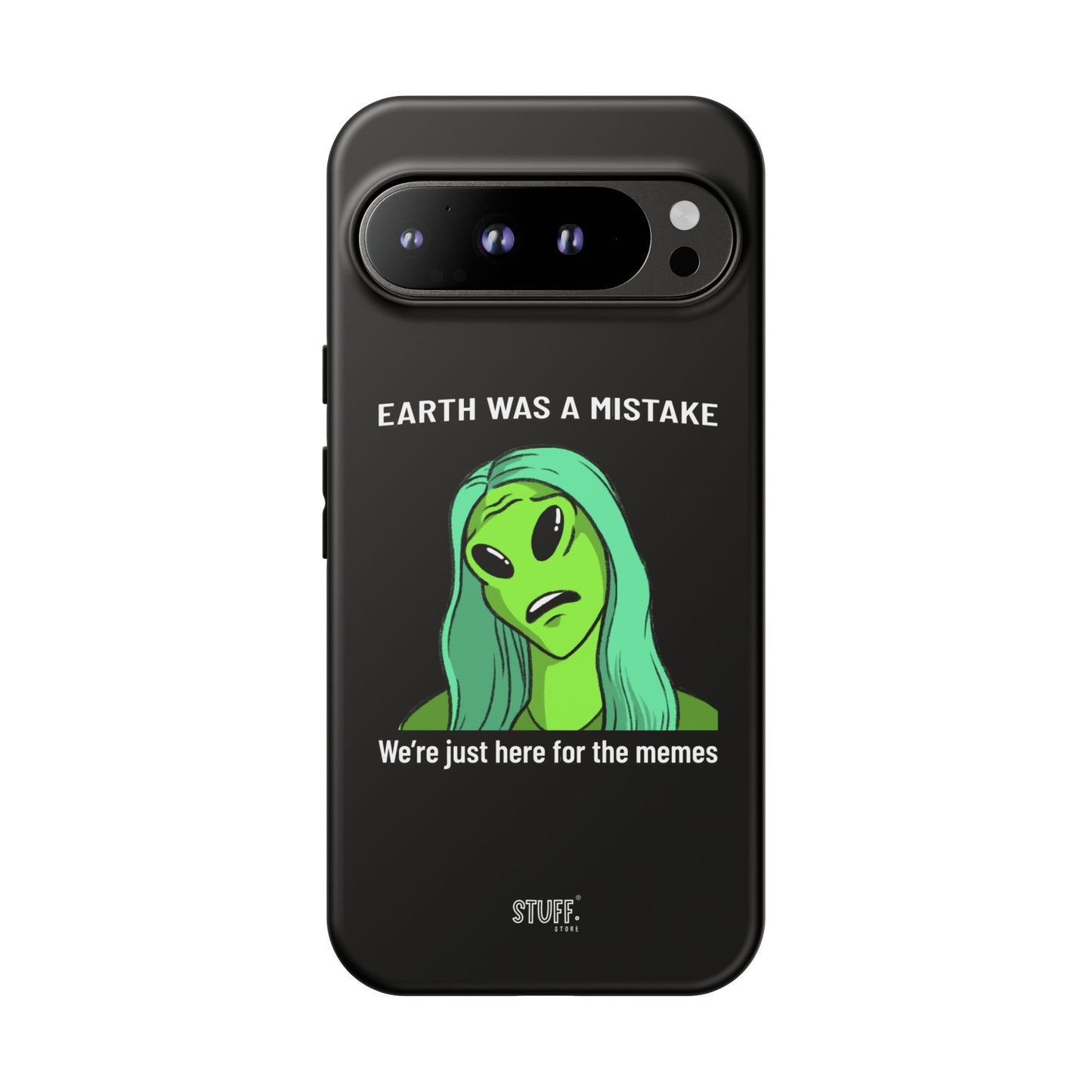 Meme Liking Alien Case | Coque résistante double protection pour les amateurs de Pop Culture