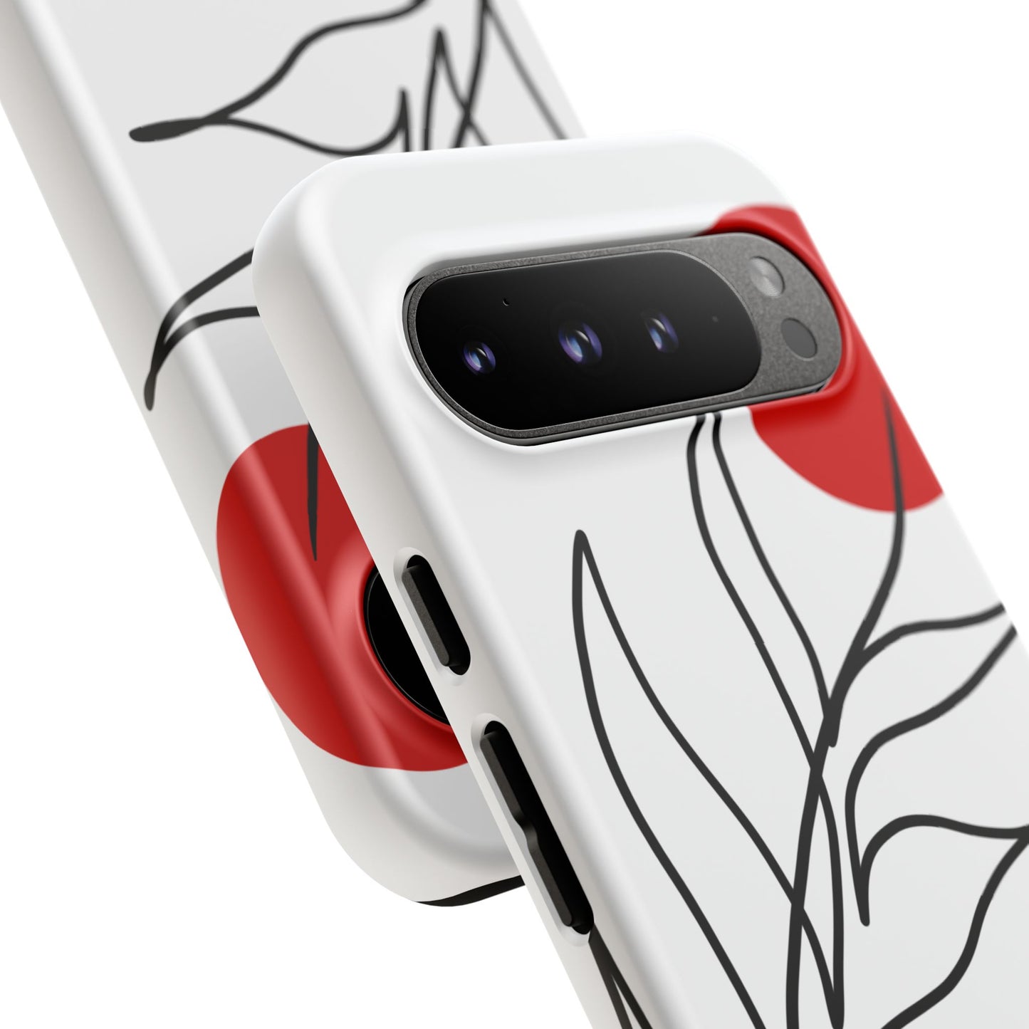 Red Sun Case | Coque résistante double protection avec Design Minimaliste