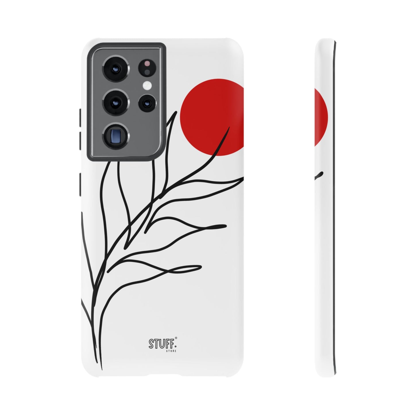 Red Sun Case | Coque résistante double protection avec Design Minimaliste