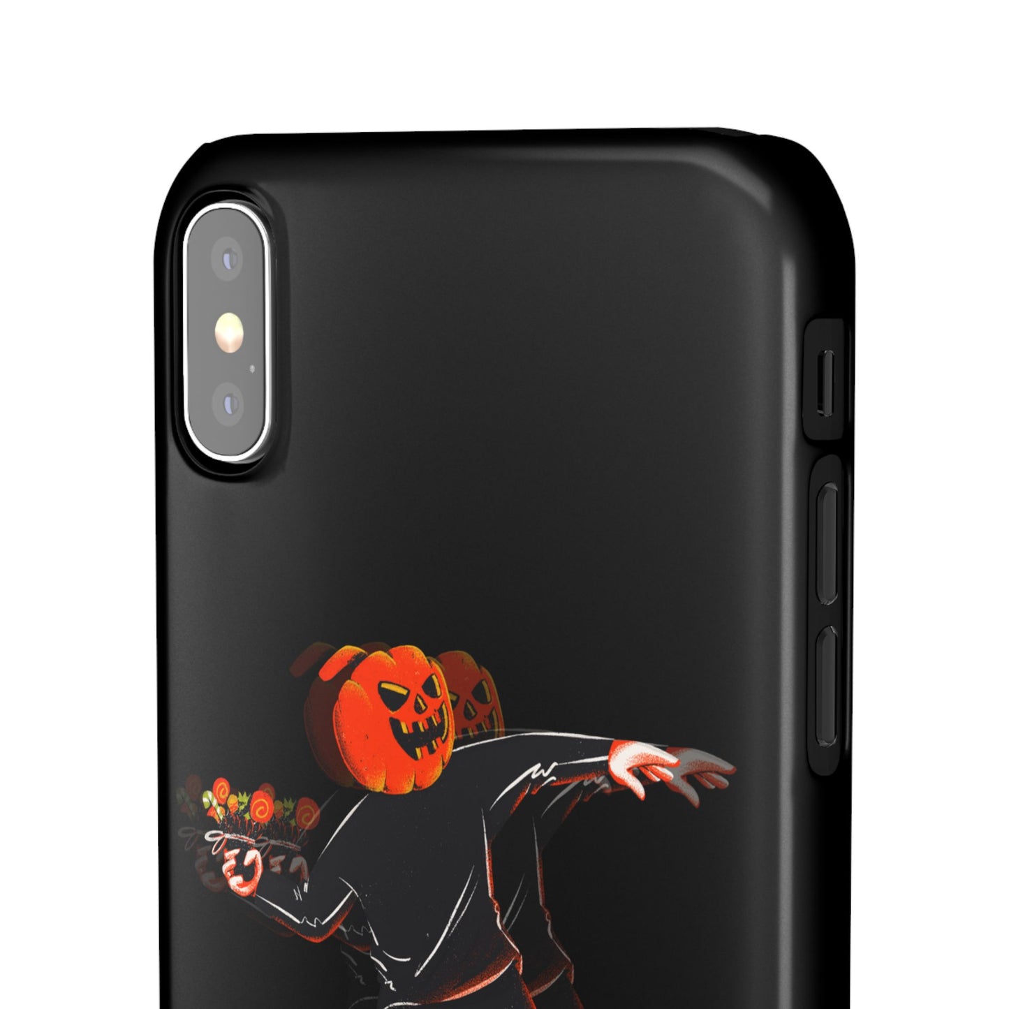 Pumpksy | Coque snap légère et résistante inspiration Banksy – Noir