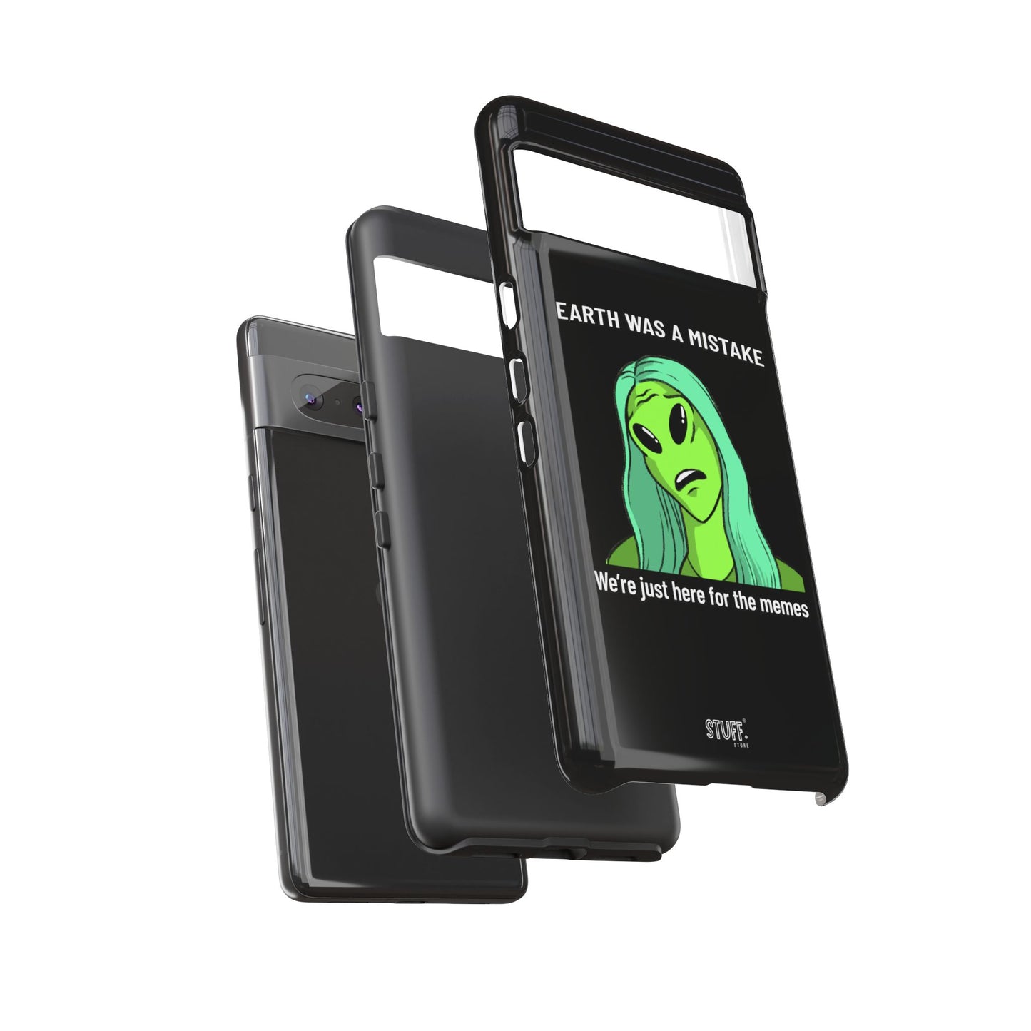 Meme Liking Alien Case | Coque résistante double protection pour les amateurs de Pop Culture
