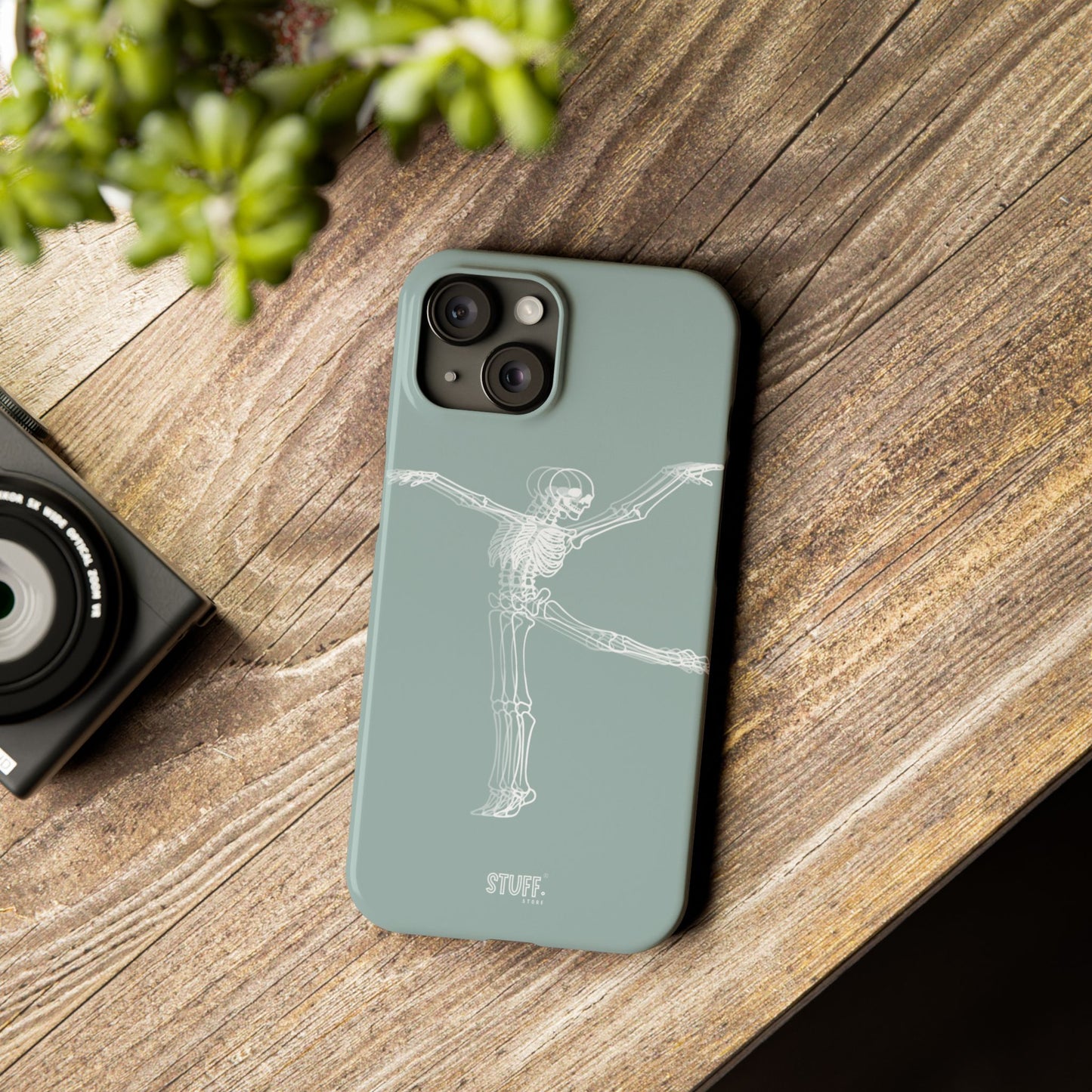 Bone-a-Rina | Coque slim durable et anti-chocs avec Design de Squelette Ballerine